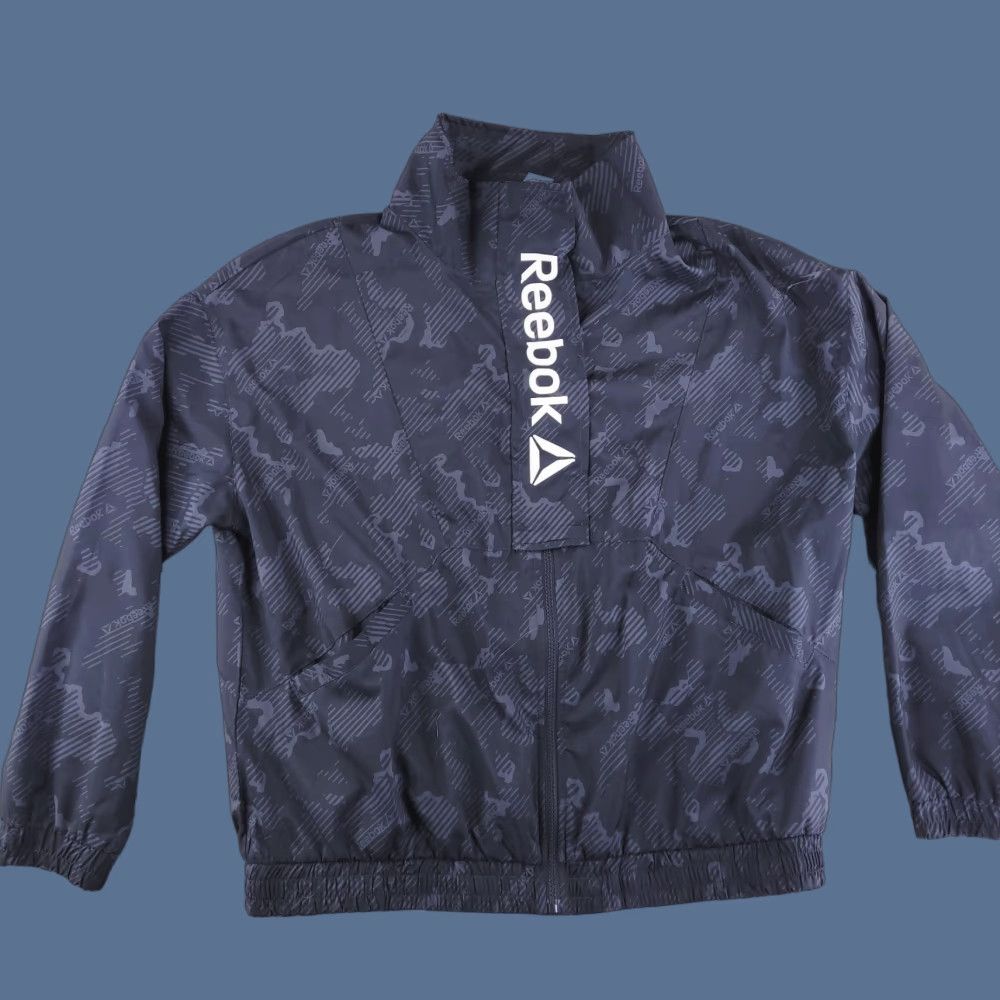 Reebok Reebok Jacket Mens L Black Windbreaker BOXY FIT Track Size US L / EU 52-54 / 3 - 1 Thumbnail