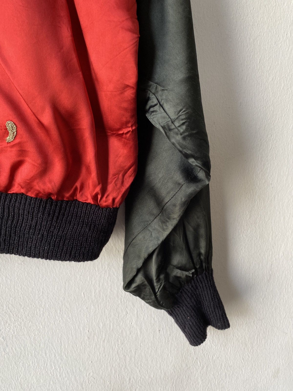 Japanese Brand × Vintage Vintage Crawler Skulls Spider Embroidery Japan Rayon Jacket Size US M / EU 48-50 / 2 - 15 Thumbnail