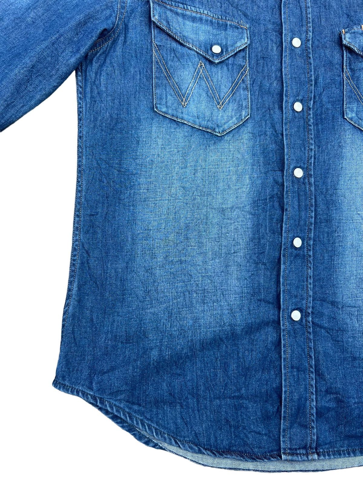 Wrangler Vintage Wrangler Blue Bell Denim Western Shirt Size US M / EU 48-50 / 2 - 12 Thumbnail