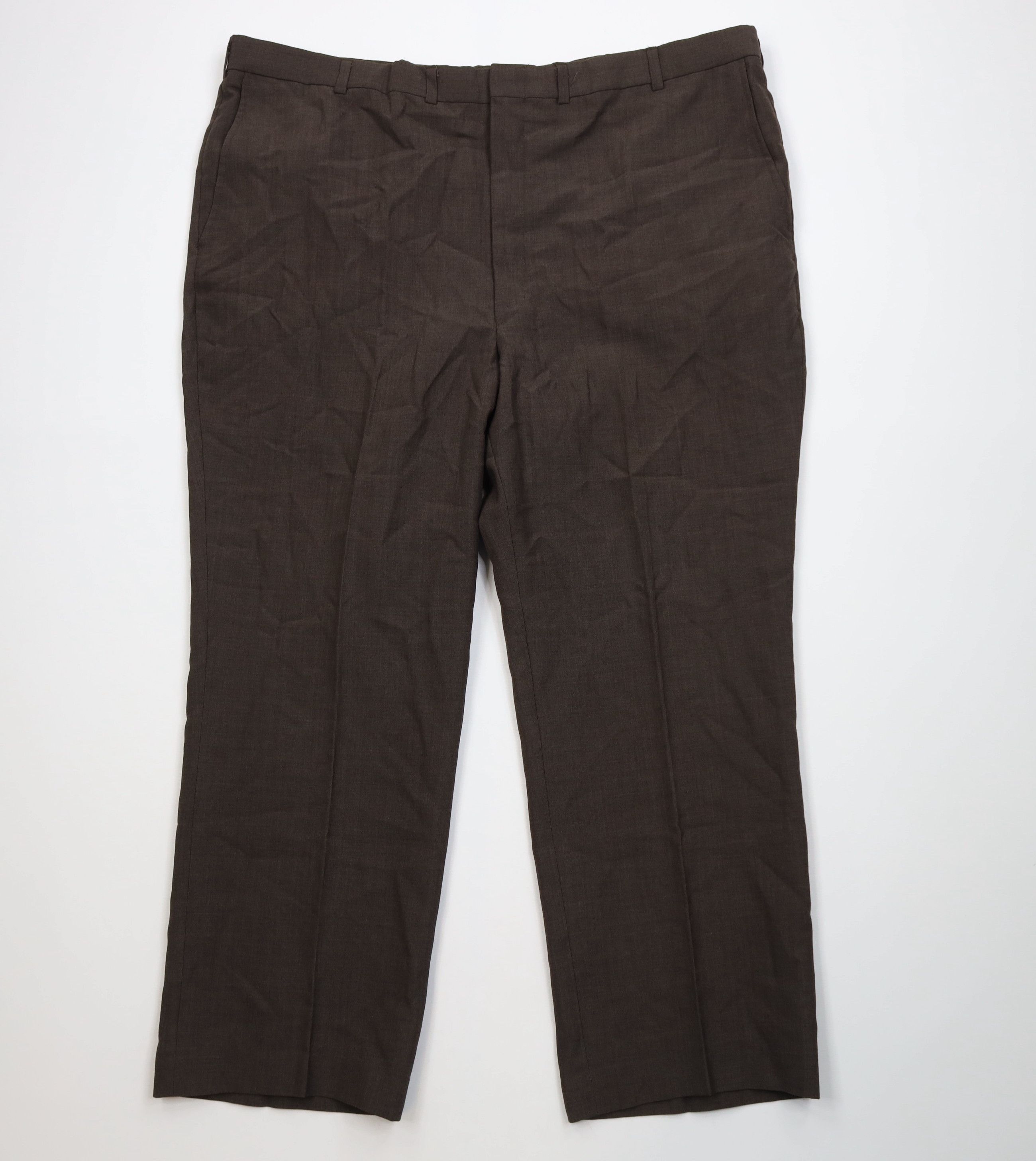 Vintage Vintage 70s Streetwear Wool Blend Wide Leg Chino Pants USA Size US 44 / EU 60 - 1 Thumbnail
