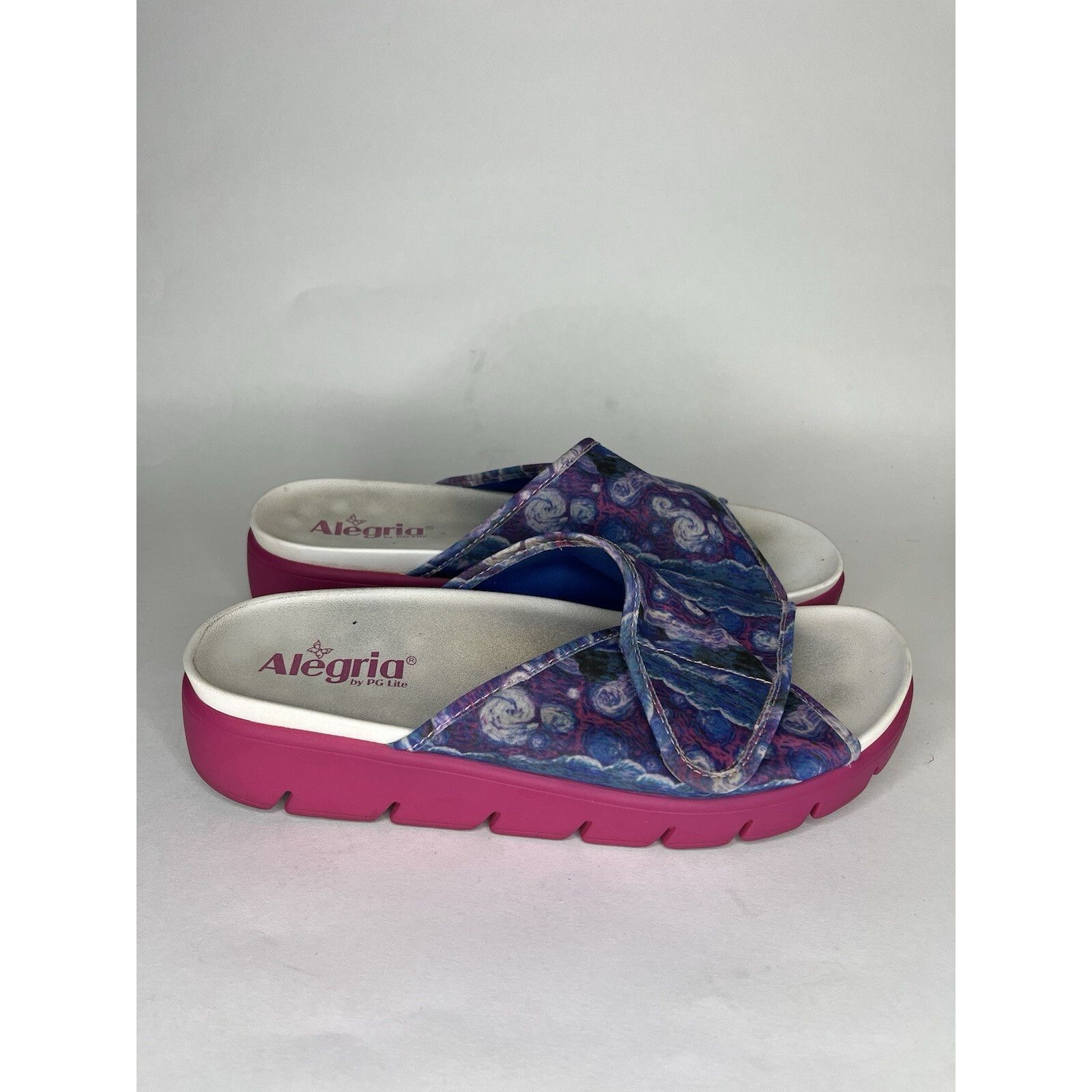 Allegri Alegria AIR-267 AIRIE Such A Monet Platform Slide Sandals Wo Size US 10.5 / IT 40.5 - 1 Thumbnail