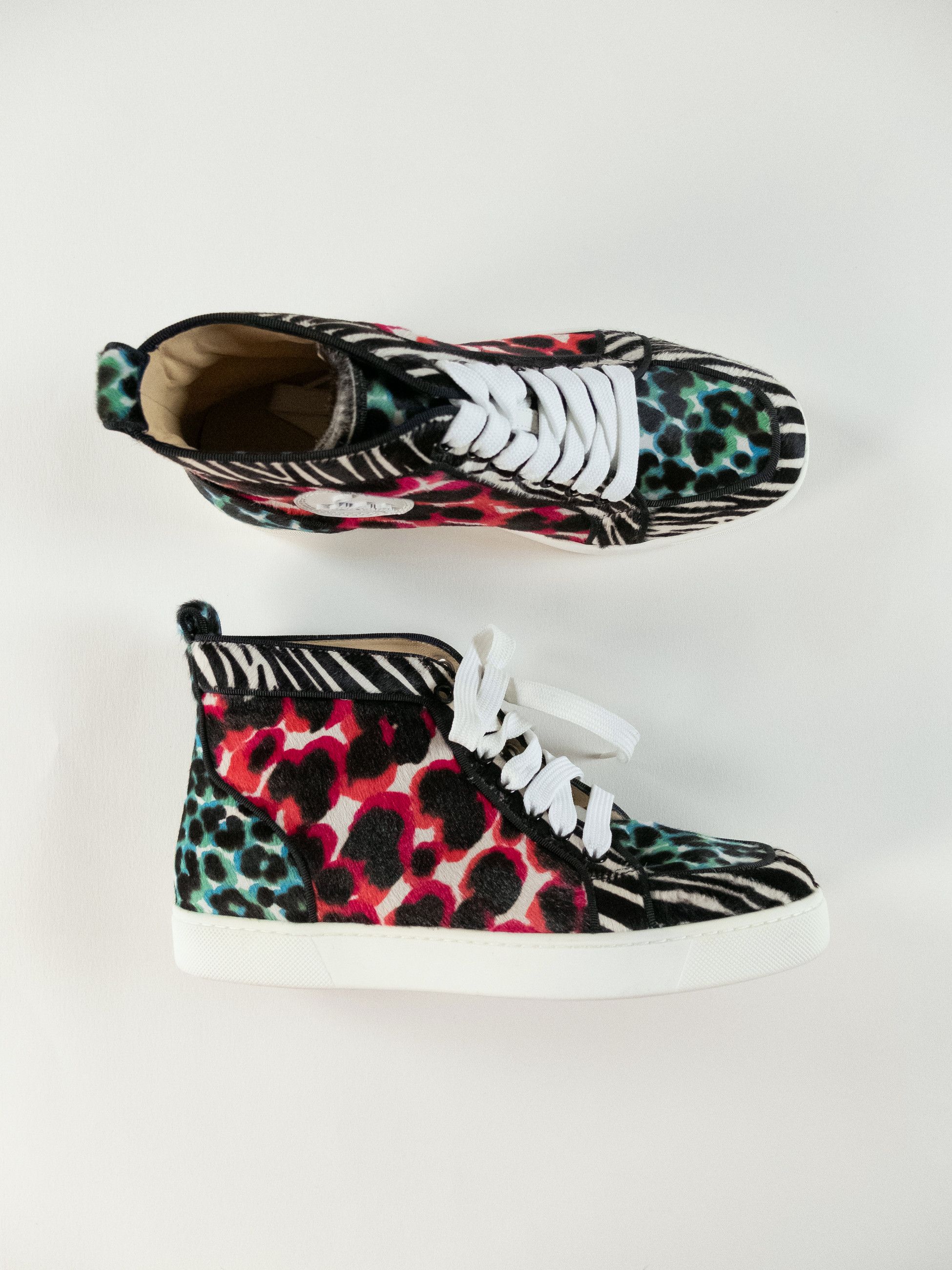 Christian Louboutin CHRISTIAN LOUBOUTIN Rantus Orlato pony hair sneakers 8.5 Size US 8.5 / IT 38.5 - 1 Thumbnail