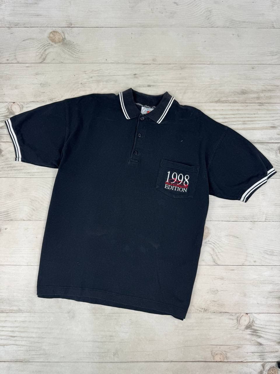 Vintage Vintage Michael Schumacher F1 1998 Polo Shirt Ferarri Size US L / EU 52-54 / 3 - 1 Thumbnail