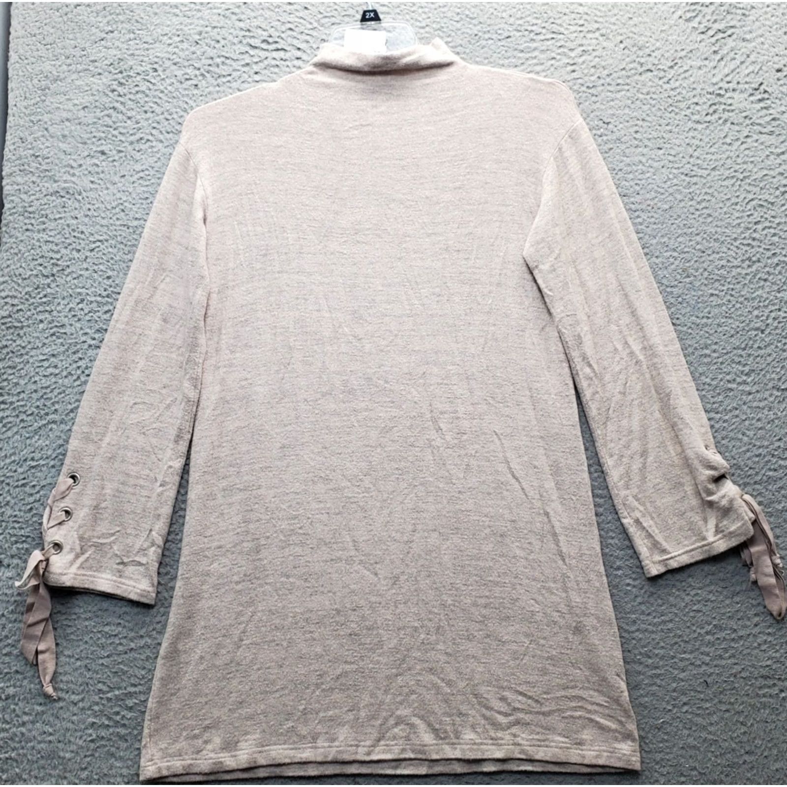 American Eagle Outfitters American Eagle Outfitters Tunic Top Womens S Multicolor Long Sleeve Drawstring Cuffs Shirt Womens Size S Size S / US 4 / IT 40 - 2 Thumbnail