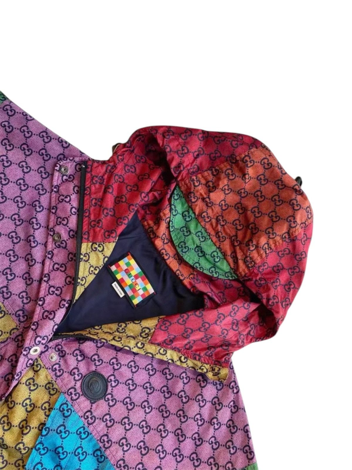 Gucci Gucci 40 multicolor GG monogram windbreaker Coat Size S / US 4 / IT 40 - 5 Thumbnail
