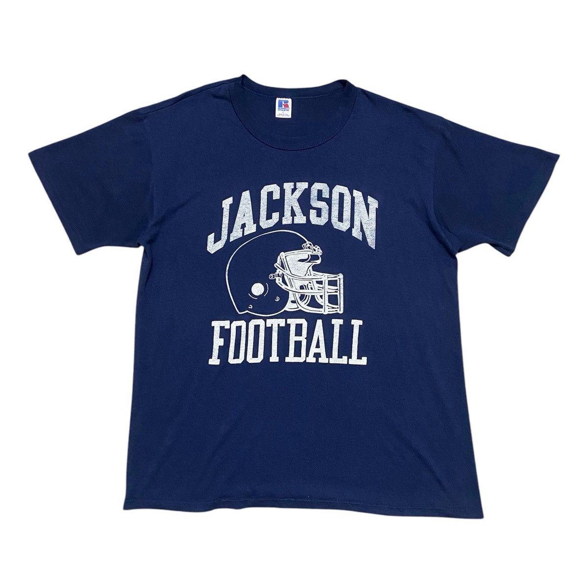 NFL × Russell Athletic × Vintage Vintage 90s Jackson Football Single Stitch Tees Size US L / EU 52-54 / 3 - 1 Thumbnail