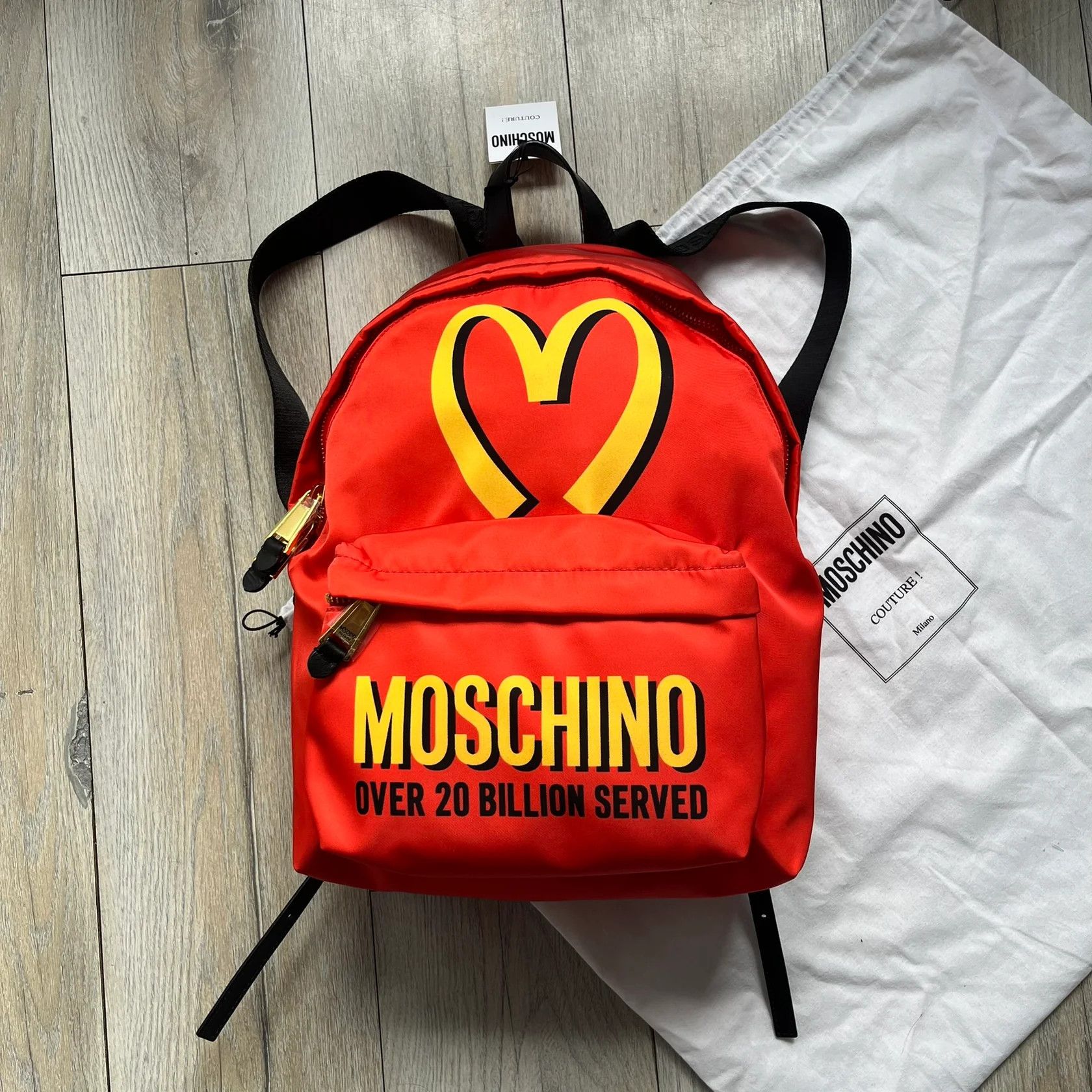 Moschino Moschino FW14 McDonald's Fast Food Backpack Size ONE SIZE - 1 Thumbnail