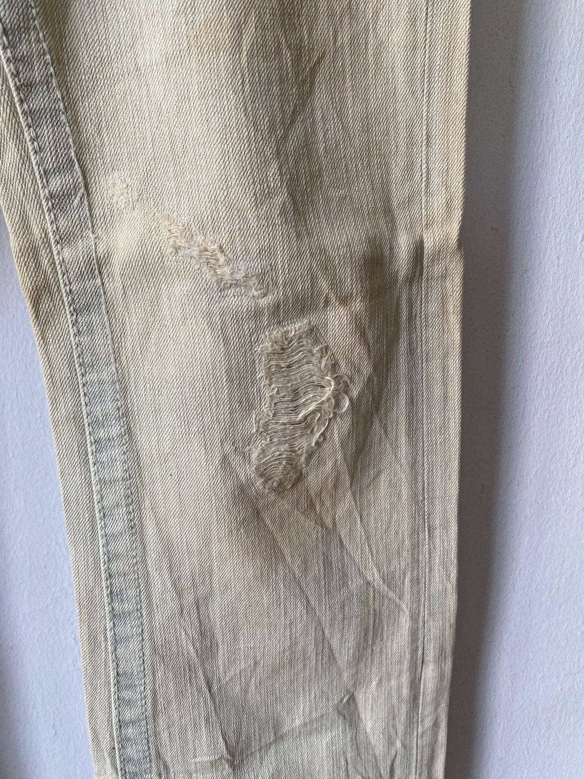 Army Of Me Japanese Brand Army Of No Distressed Denim Size US 30 / EU 46 - 7 Thumbnail