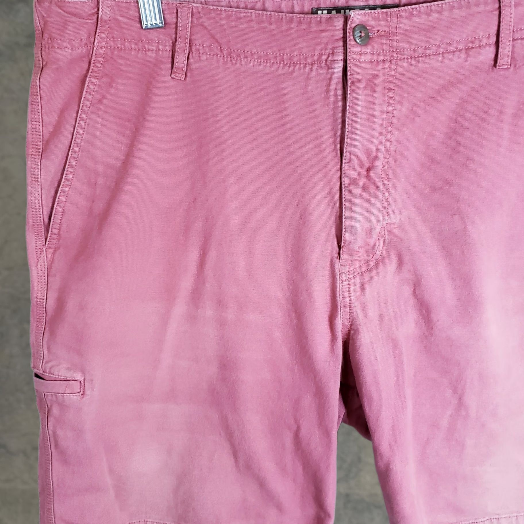 Pinko Kahala Mens Shorts Dark Pink Cotton Spandex Casual - Coastal Comfort Size US 38 / EU 54 - 1 Thumbnail
