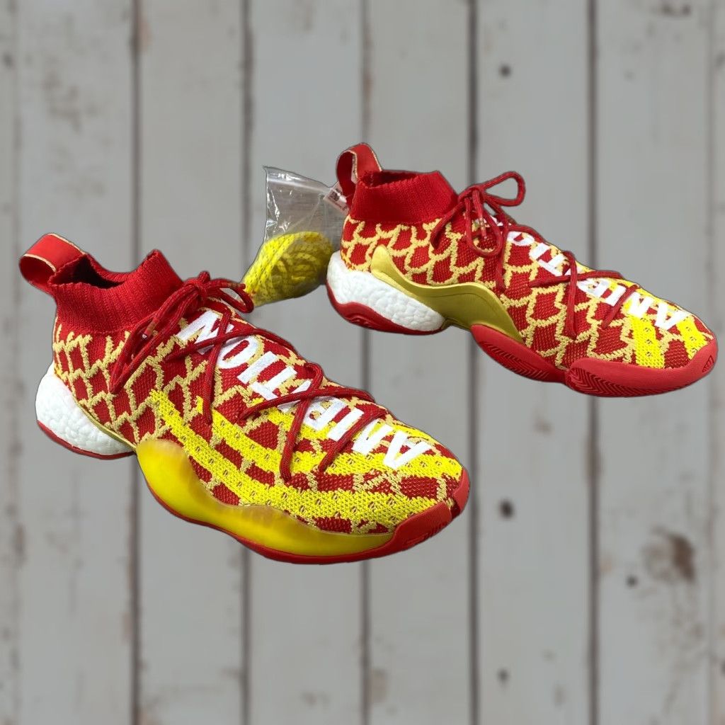 Adidas adidas Crazy BYW Pharrell Chinese Lunar New Year CNY EE8688 Red Gold Yellow SZ 7 Size US 7 / EU 40 - 1 Thumbnail