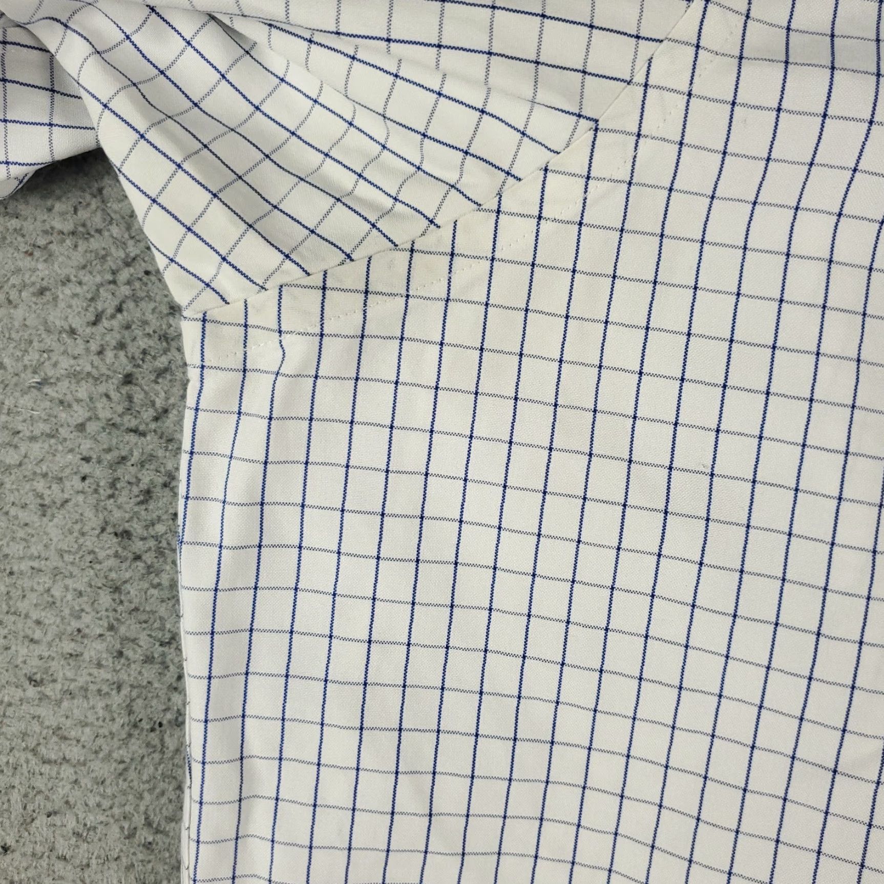 Brooks Brothers Brooks Brothers Dress Shirt Mens Size 17 White Check Long Sleeve Button Up Classic Preppy Size 46R - 3 Thumbnail
