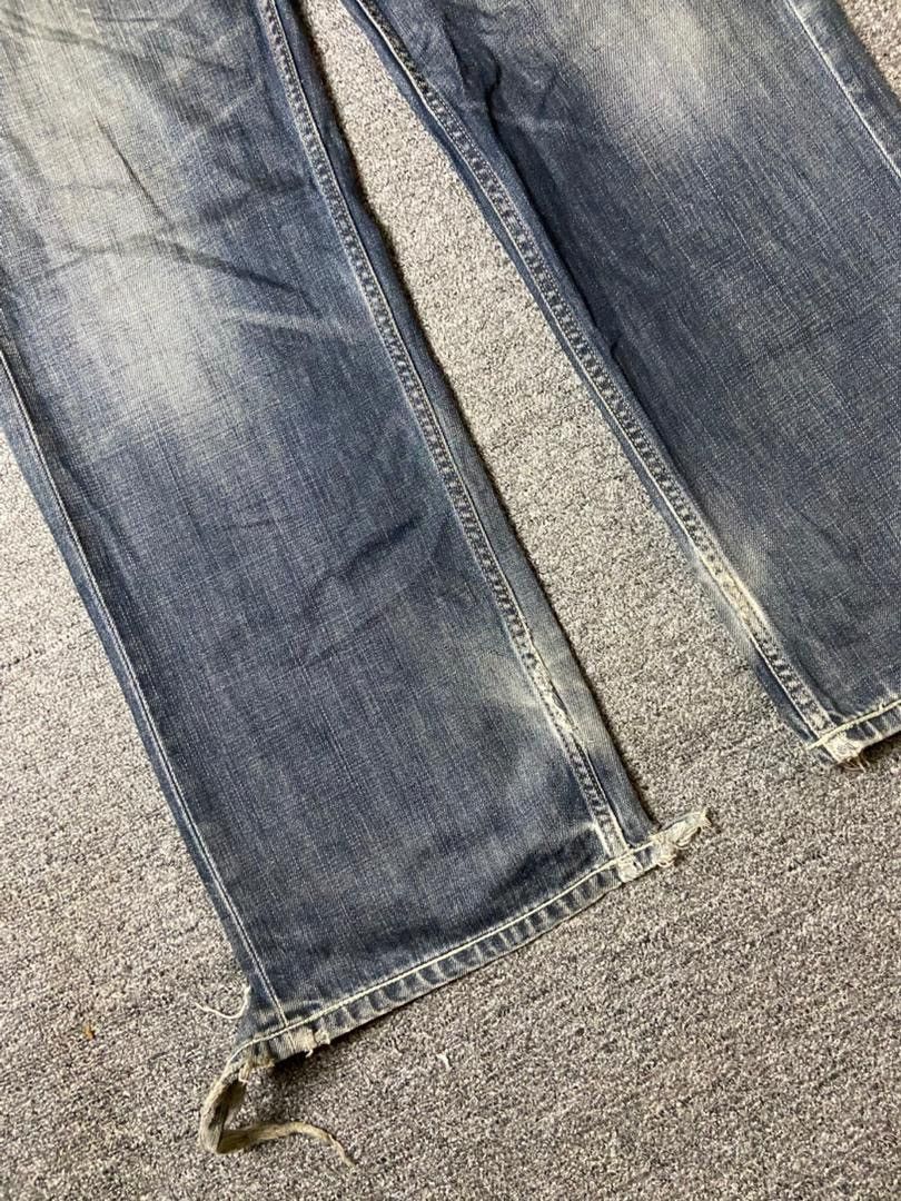 Evisu 🔥Vintage EVISU & PUMA Distressed Denim Jeans 🔥 (135) Size US 34 / EU 50 - 13 Thumbnail