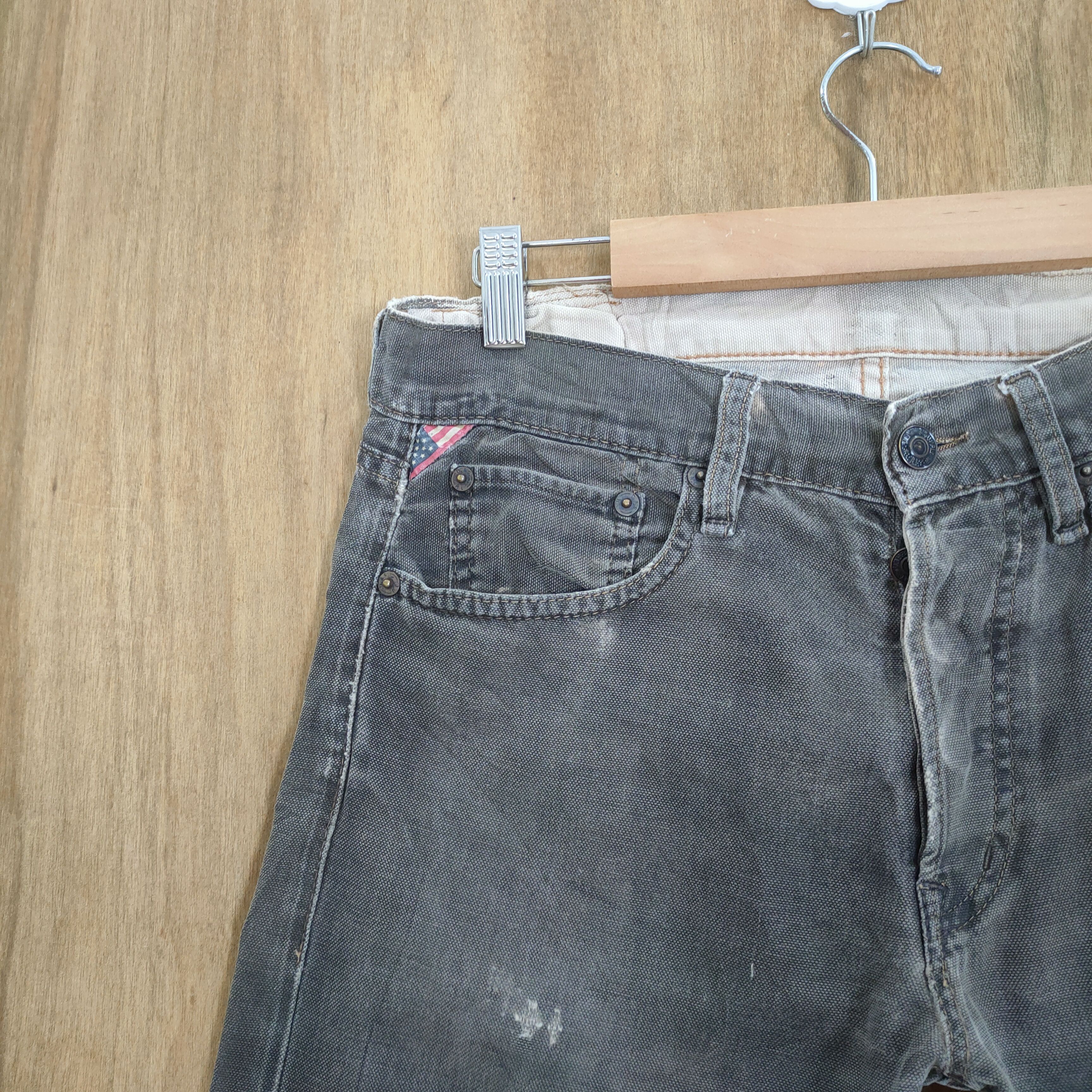 Ralph Lauren VINTAGE RALPH LAUREN BUTTONFLY FADED BROWN JEAN DENIM PANTS Size US 30 / EU 46 - 5 Thumbnail