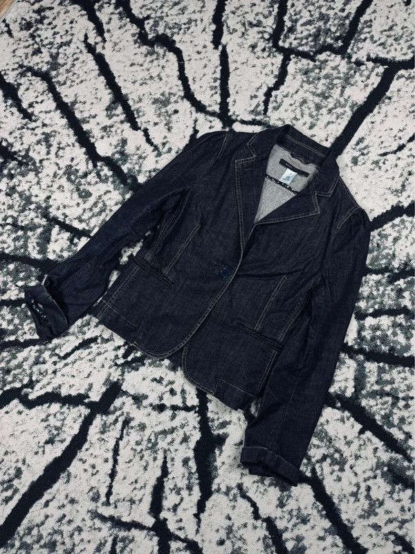 Marc Jacobs Marc Jacobs navy blue denim jacket XS Size XS / US 0-2 / IT 36-38 - 2 Thumbnail