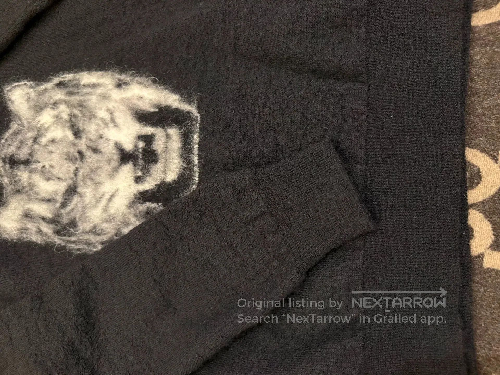 Saint Laurent Paris Saint Laurent Tiger Head Black Sweater. Size US L / EU 52-54 / 3 - 8 Thumbnail