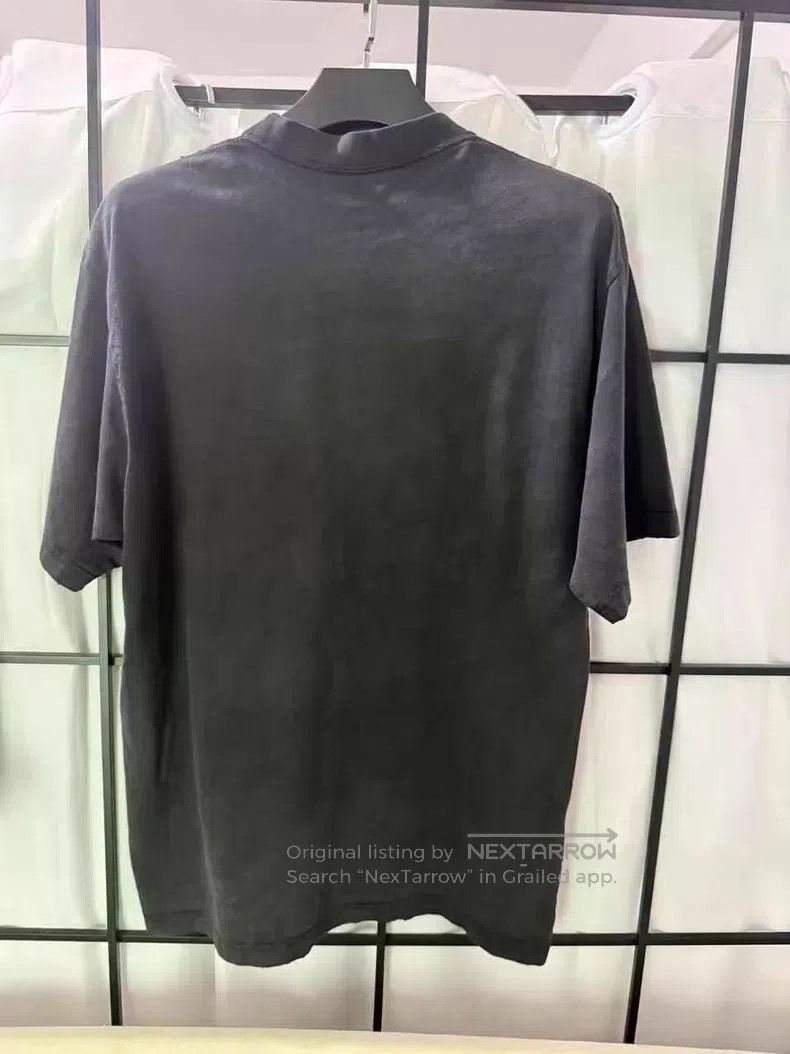 Balenciaga Balenciaga Black Washed Destroyed Scissors Short Sleeve XS Size US XS / EU 42 / 0 - 2 Thumbnail