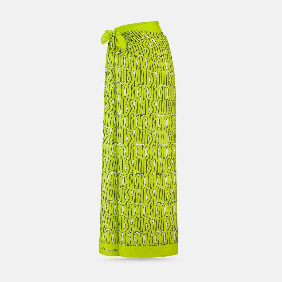 Dior o1bcso1str0226 Size:OS/Allover Sarong in White/Yellow Size ONE SIZE - 1 Thumbnail