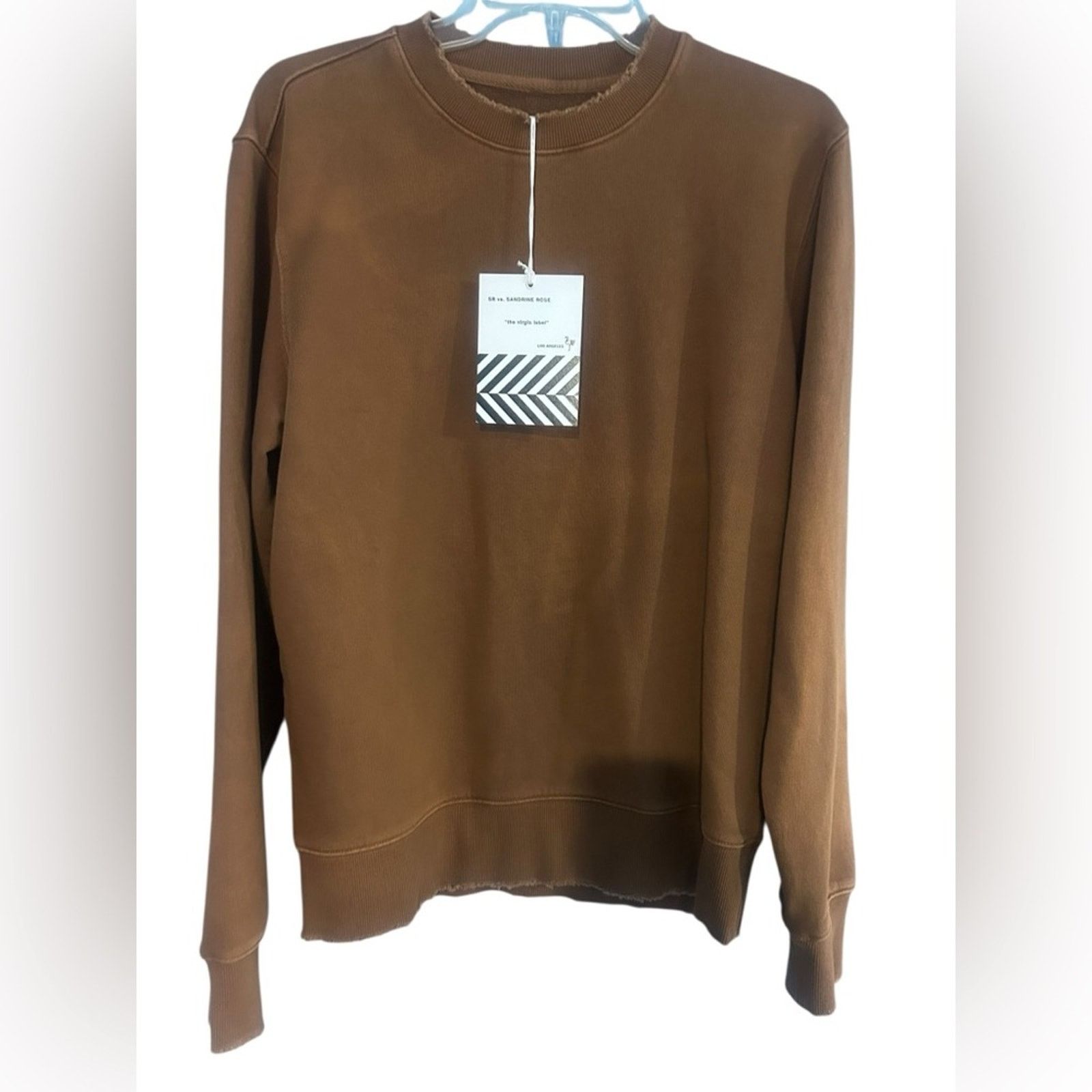 Free People x Sandrine Rose Brown Sweatshirt NWT XS