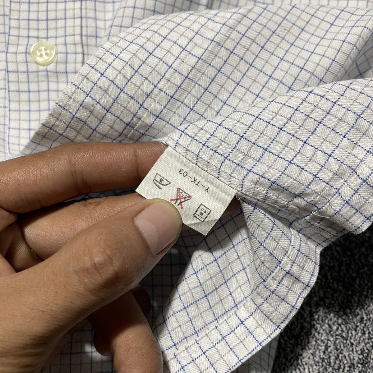 Dior Dior Plaid Shirts Vintage Luxury Size US L / EU 52-54 / 3 - 5 Thumbnail