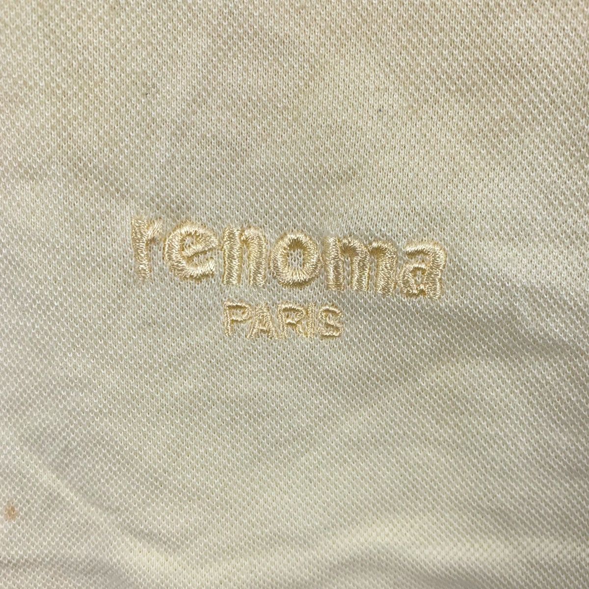 Renoma Vintage RENOMA PARIS MAILLE Collection Woven Polo Tee Size US L / EU 52-54 / 3 - 3 Thumbnail