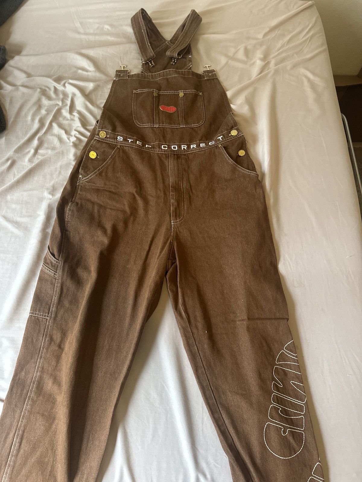 Clints Clints Co Denim Overalls Brown Size M Size US 34 / EU 50 - 1 Thumbnail