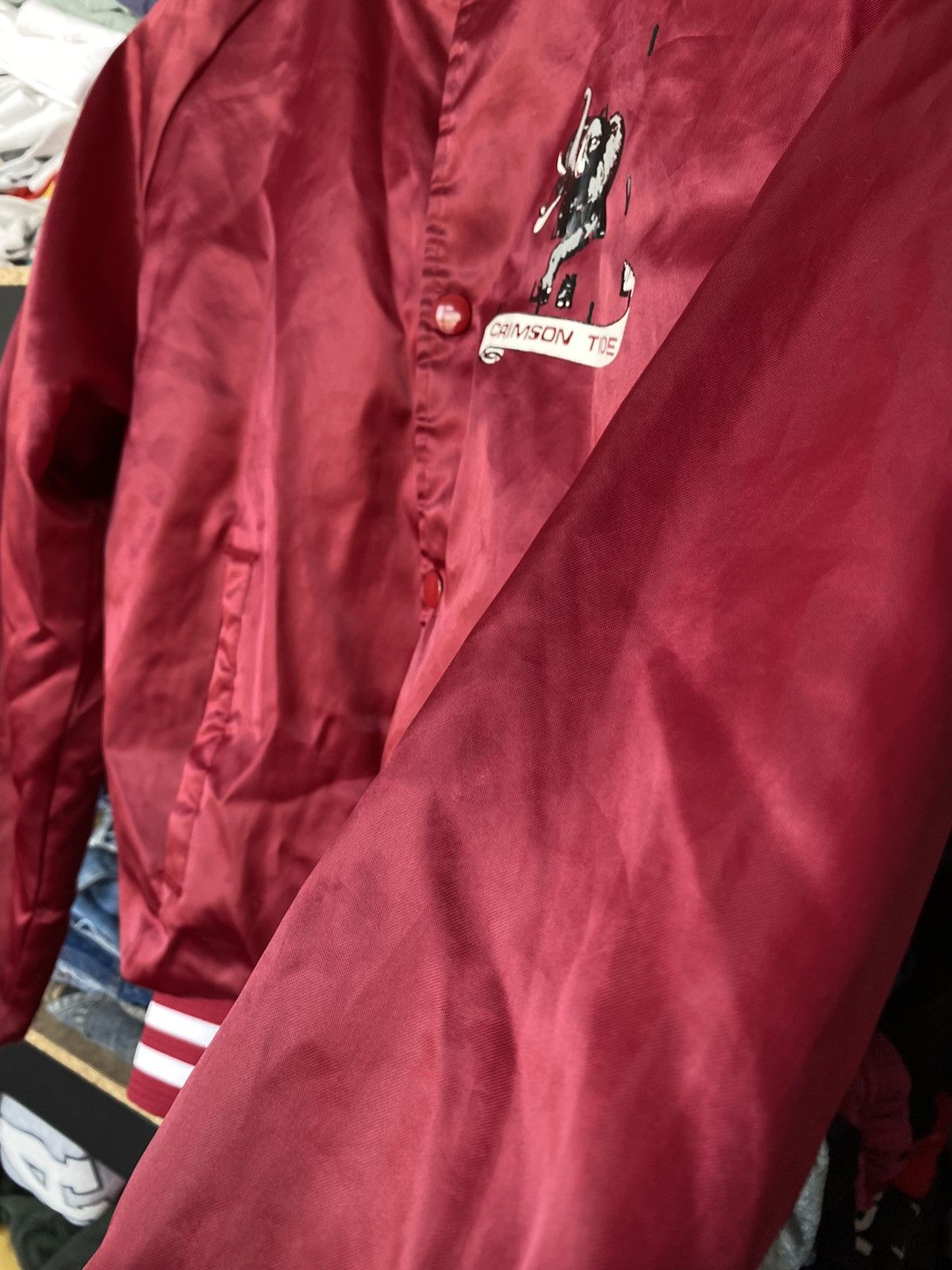 Vintage VNTG 90s USA Locker Line Red Jacket Crimson Tide Alabama Size US S / EU 44-46 / 1 - 17 Thumbnail
