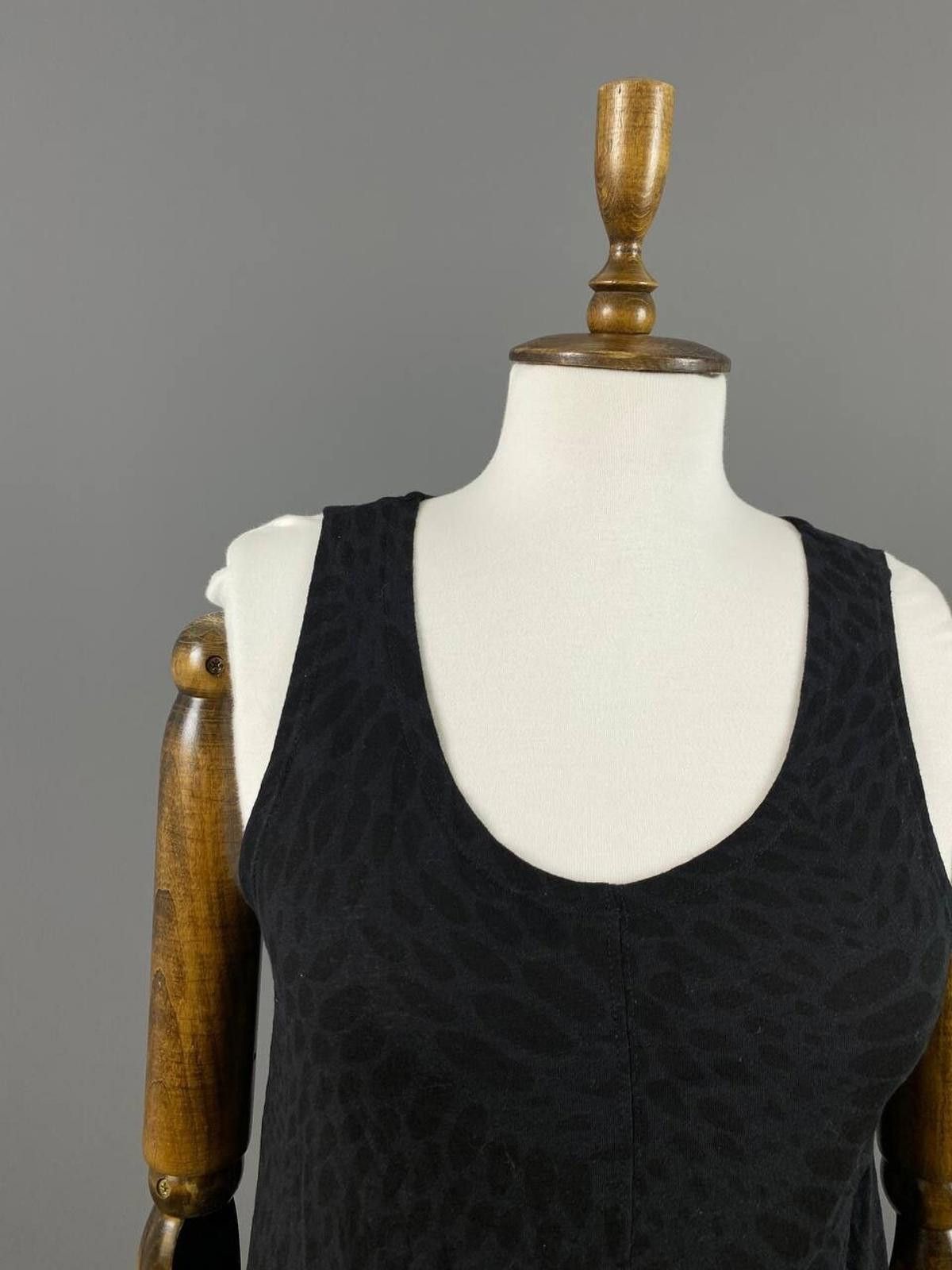 Designer Gudrun Sjoden Black Relaxed Tunic Blouson Dress Size S Size S / US 4 / IT 40 - 4 Thumbnail