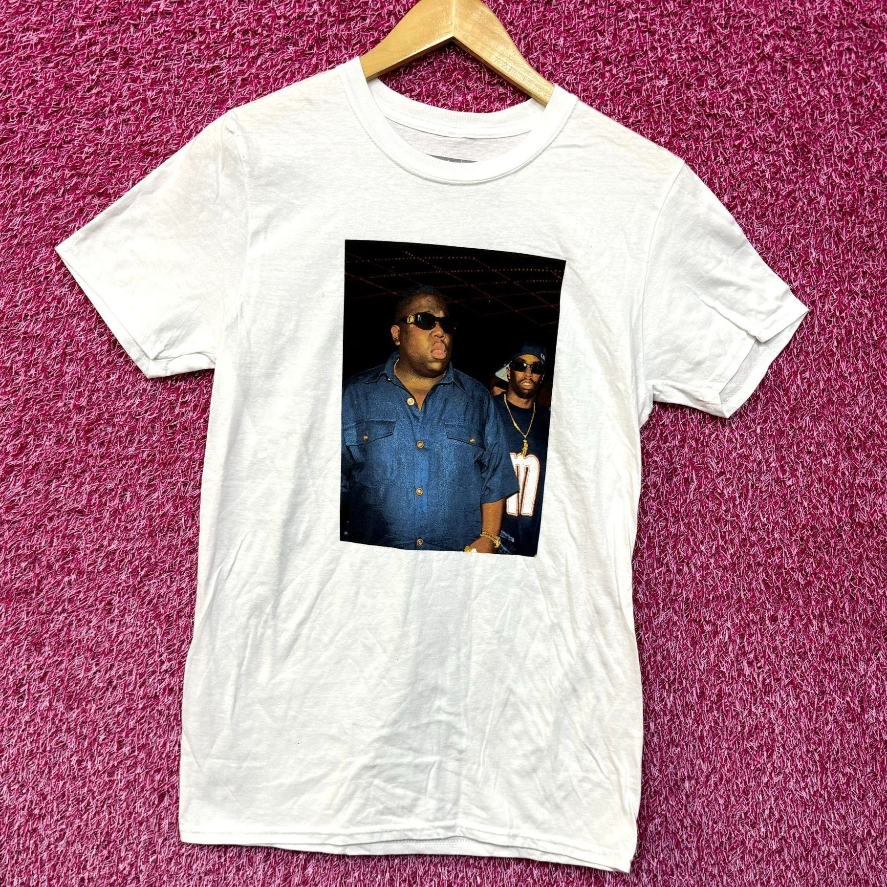 Rap Tees The Notorious BIG Bad Boy Club Poster Hip Hop Tee S Size US S / EU 44-46 / 1 - 1 Thumbnail