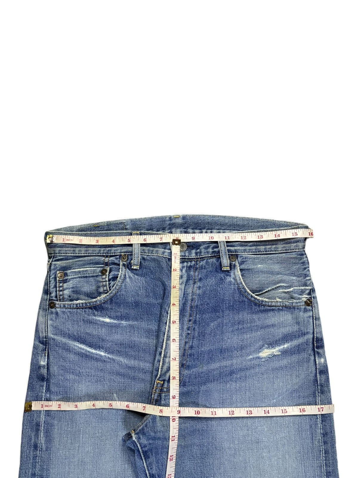 Levi's Vintage 80s Levis 502xx Big E Selvedge Loose Jeans Size US 31 - 14 Thumbnail