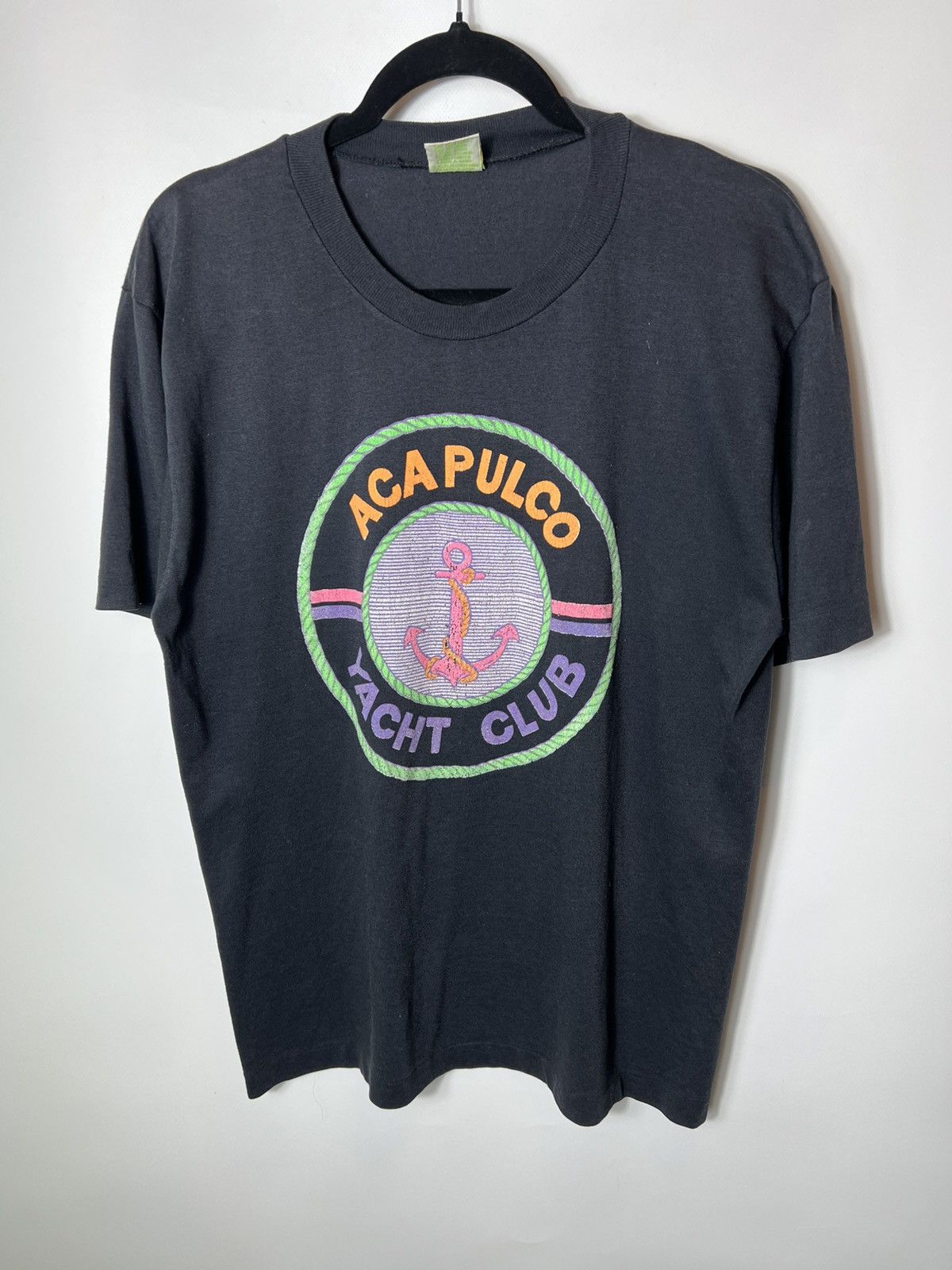 Vintage Vintage streetwear rare 90s Acapulco Yacht Club T-shirt Size US L / EU 52-54 / 3 - 1 Thumbnail