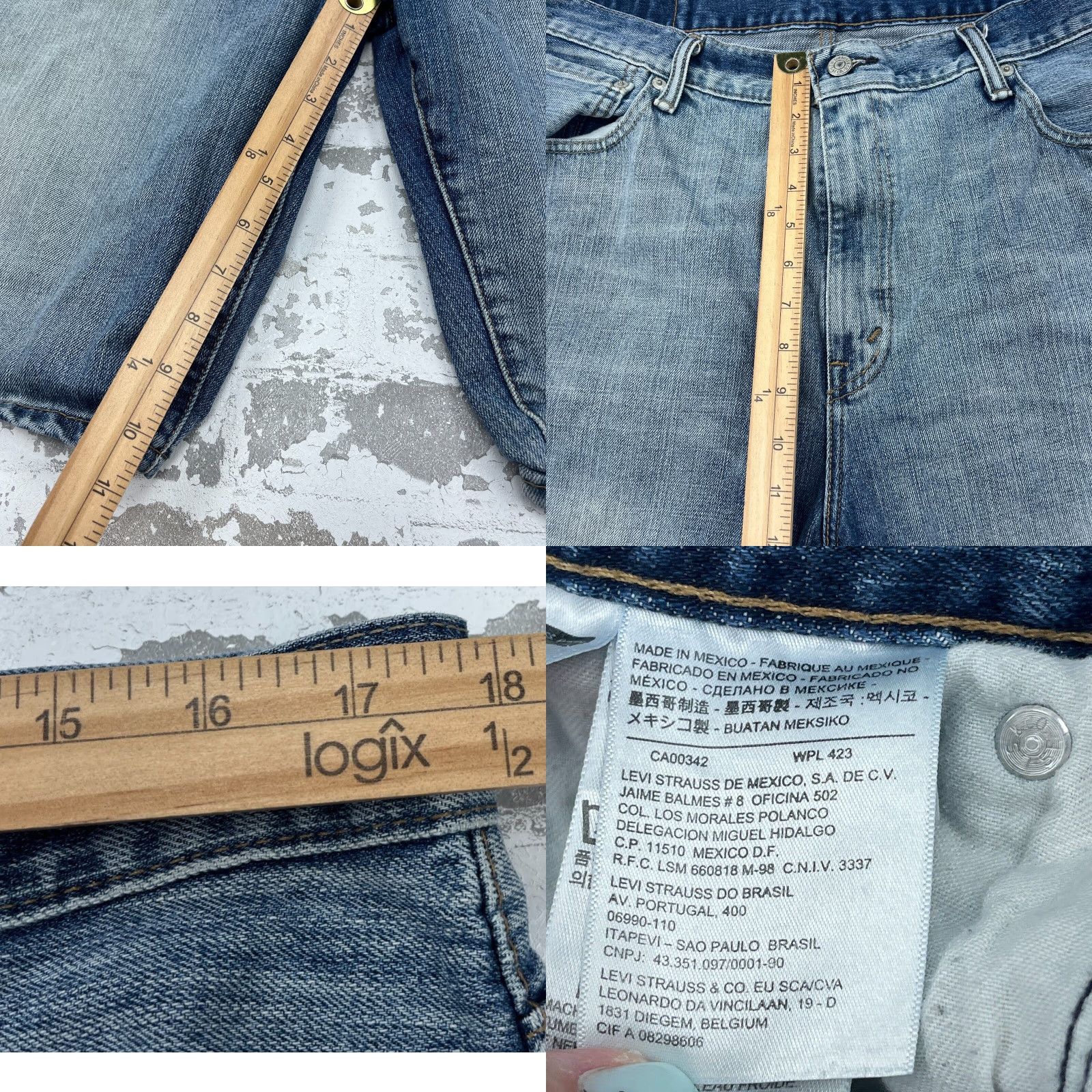 Levi's Levi's 569 Shorts Men 36 Relaxed Denim Blue 5-Pocket Mid Rise Zip Fly Casual Workwear Baggy Jorts Knit Now? Size US 36 / EU 52 - 8 Thumbnail