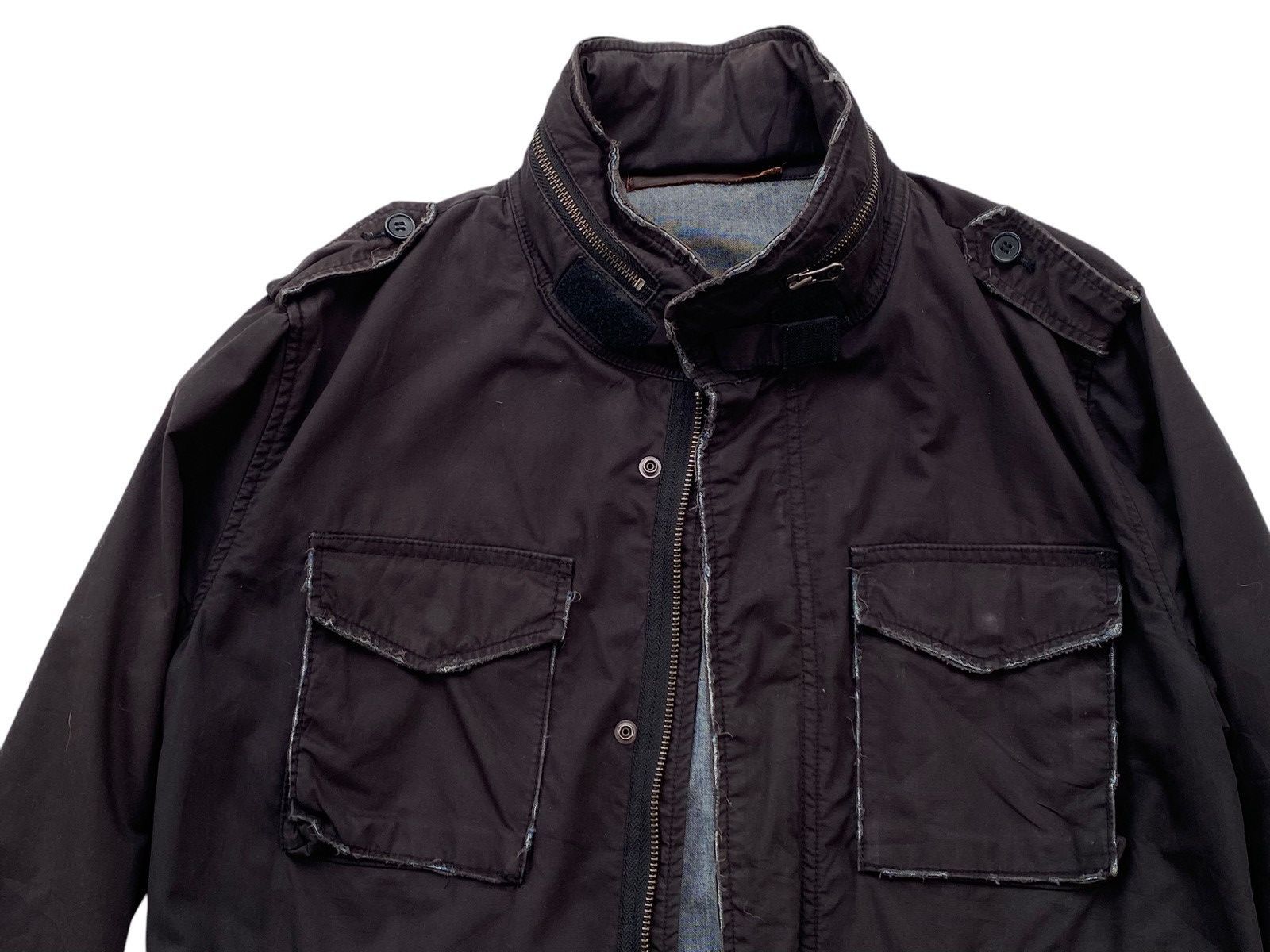 Vintage Vtg Black Jacket Multi Pocket Size US M / EU 48-50 / 2 - 3 Thumbnail