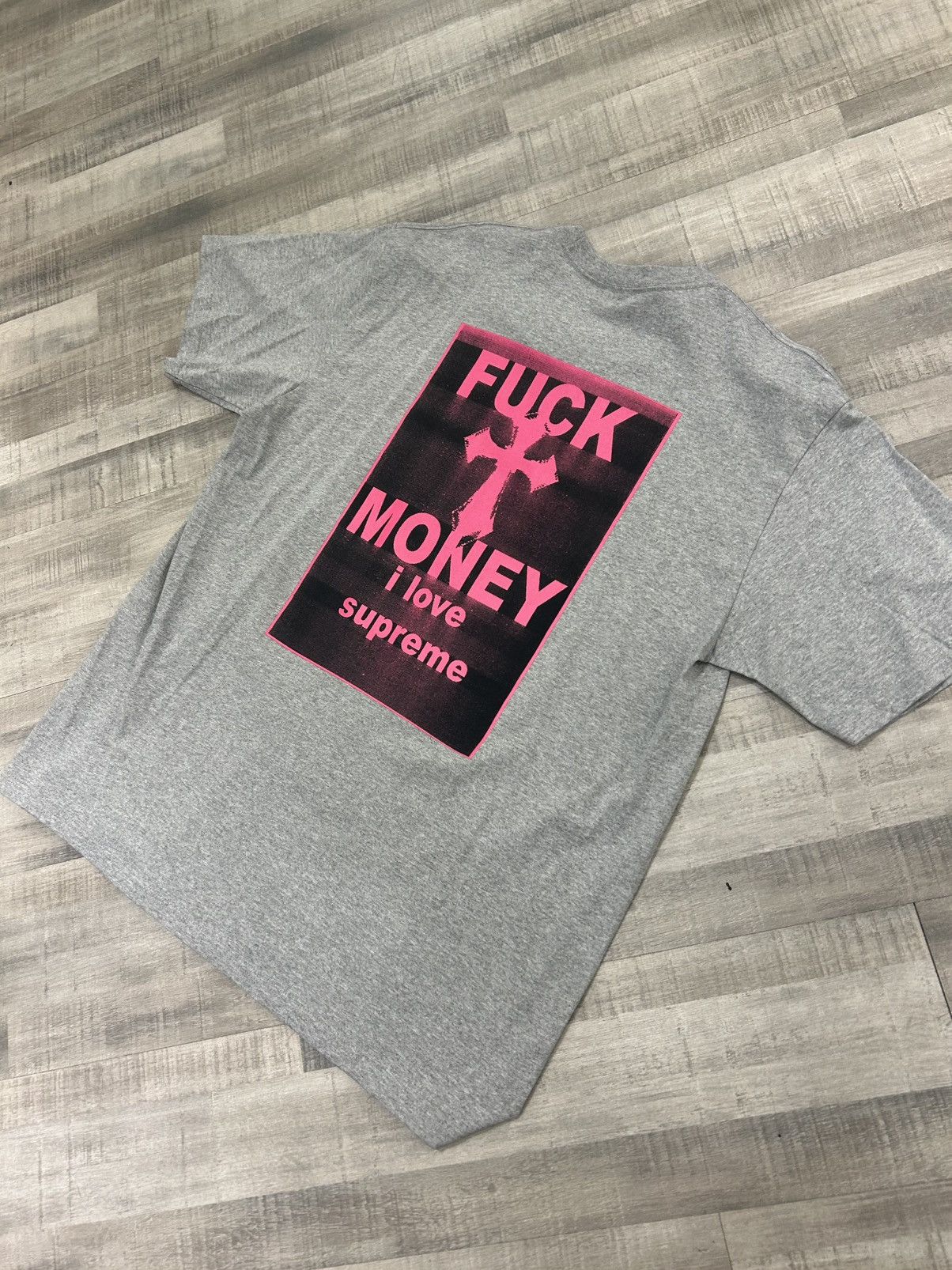 Supreme Supreme Fuck Money Tee Size US XL / EU 56 / 4 - 7 Thumbnail