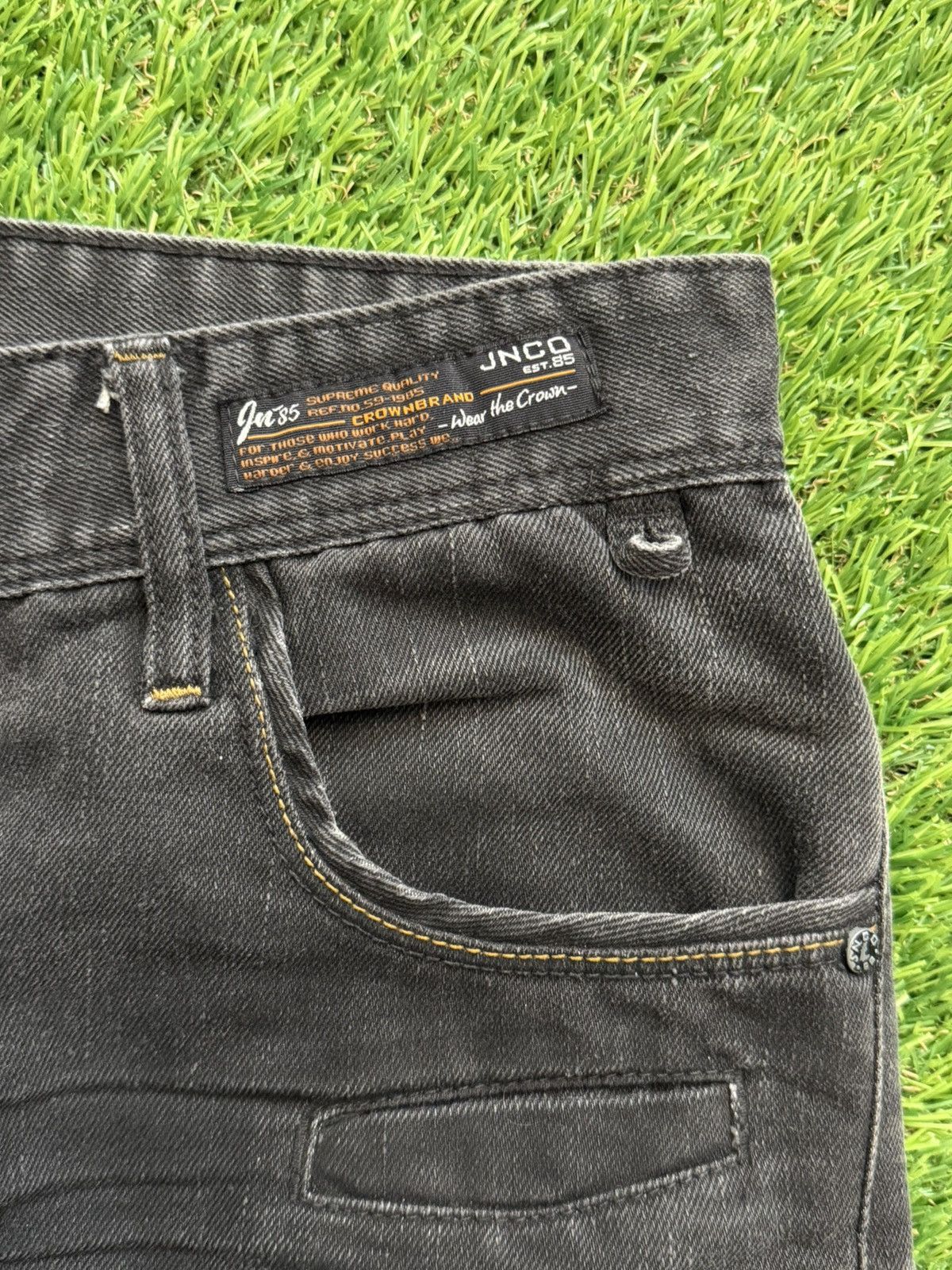 JNCO JNCO 85 crown brand black jeans Size US 32 / EU 48 - 3 Thumbnail
