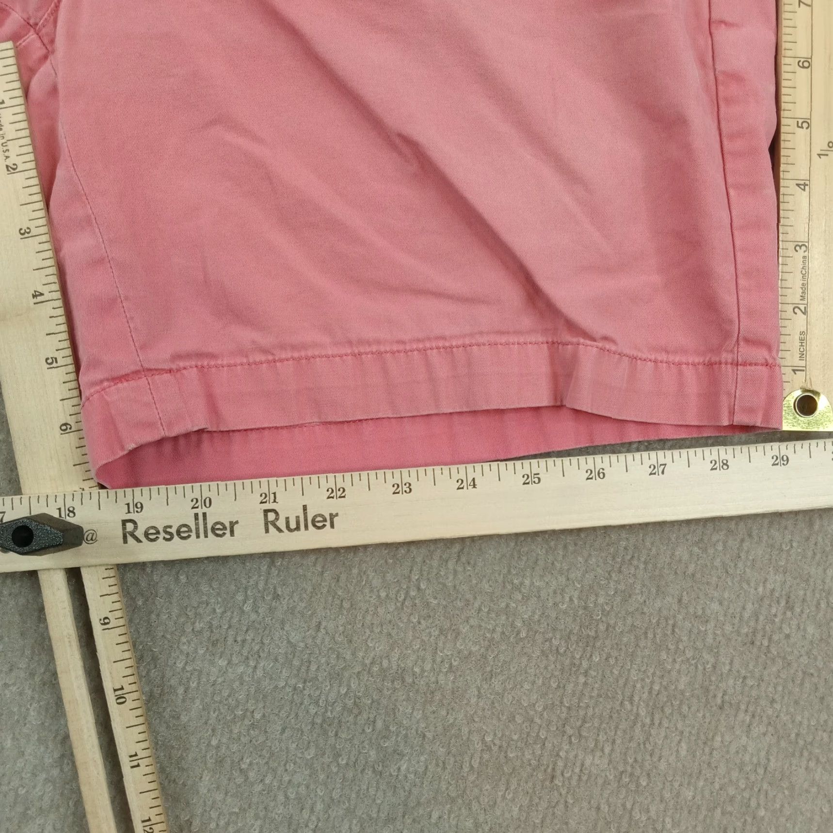 Vineyard Vines Vineyard Vines Mens Pink Chino Shorts 34 Preppy Summer Cotton Zip Fly Size US 34 / EU 50 - 3 Thumbnail