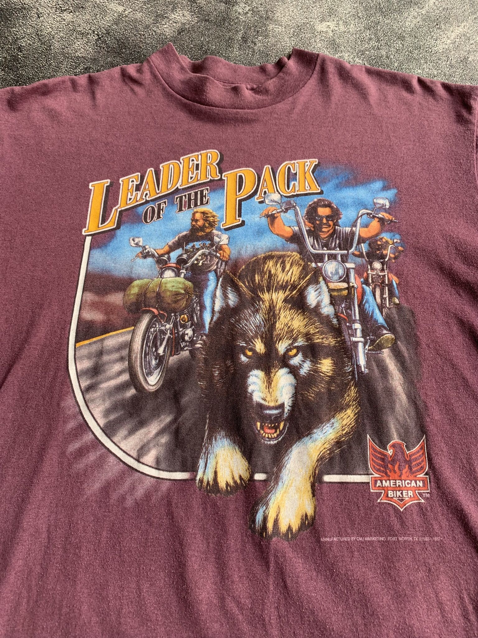Harley Davidson 💎 Vintage 3D Emblem 1993 American Biker Tee Size US XL / EU 56 / 4 - 3 Thumbnail
