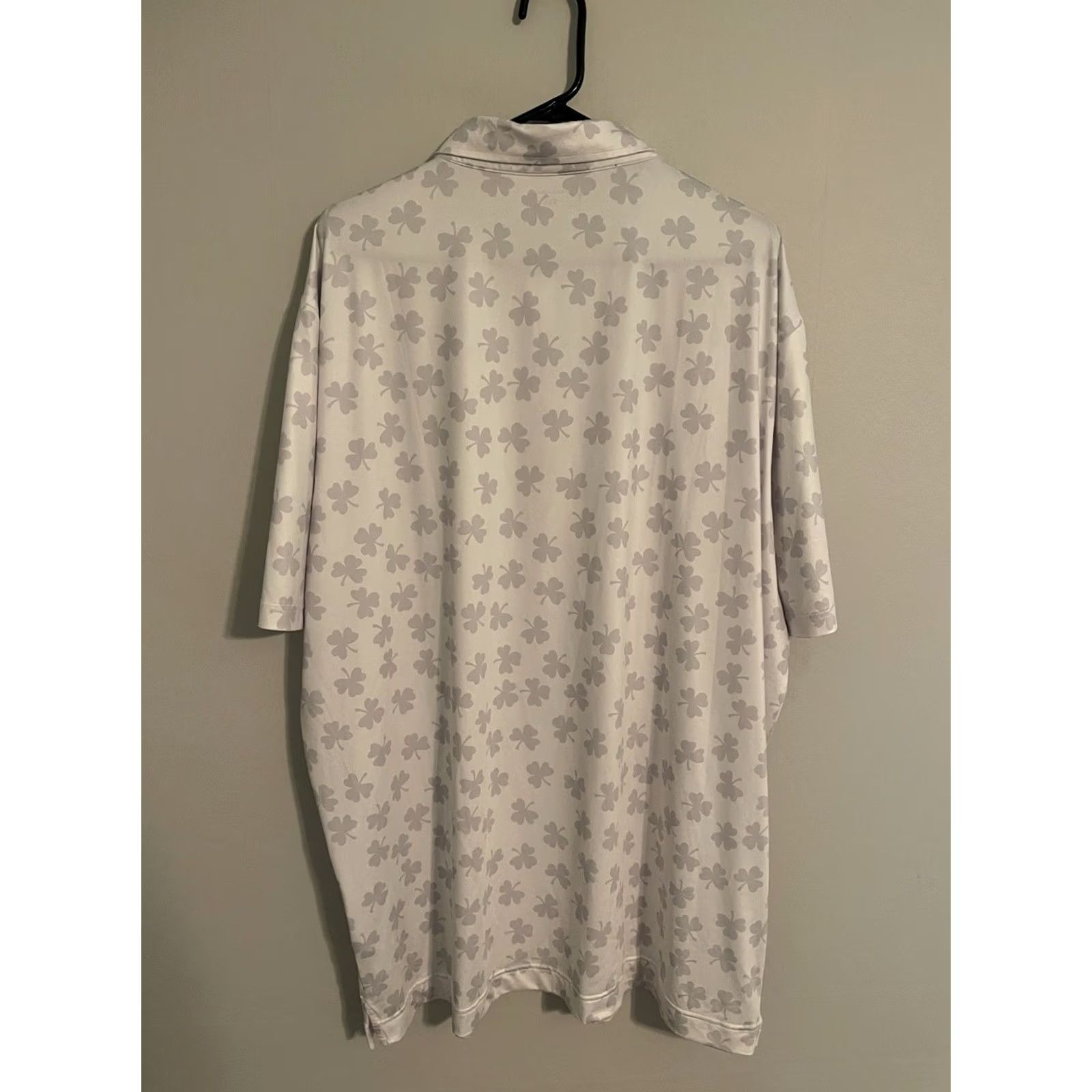 Vintage U Suck At Golf Fighting Irish Heritage Performance S/S Polo Shirt White 3XL Men's Size US XXL / EU 58 / 5 - 4 Thumbnail