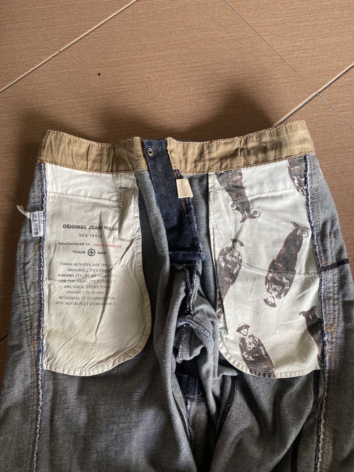 Designer Vintage Tough Jeansmith jeans Size US 32 / EU 48 - 8 Thumbnail