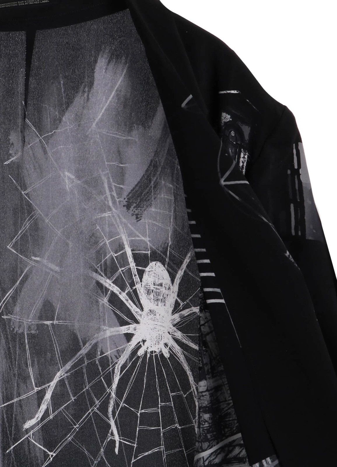 Yohji Yamamoto SS25 Pour Homme Jacket Asymmetric Long Jacket Size US L / EU 52-54 / 3 - 4 Thumbnail