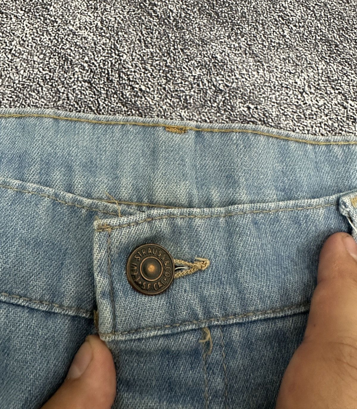 Levi's Vintage Levi’s 70’s Talon Boot-Cut Painted Denim Pants Y2k Size US 32 / EU 48 - 8 Thumbnail