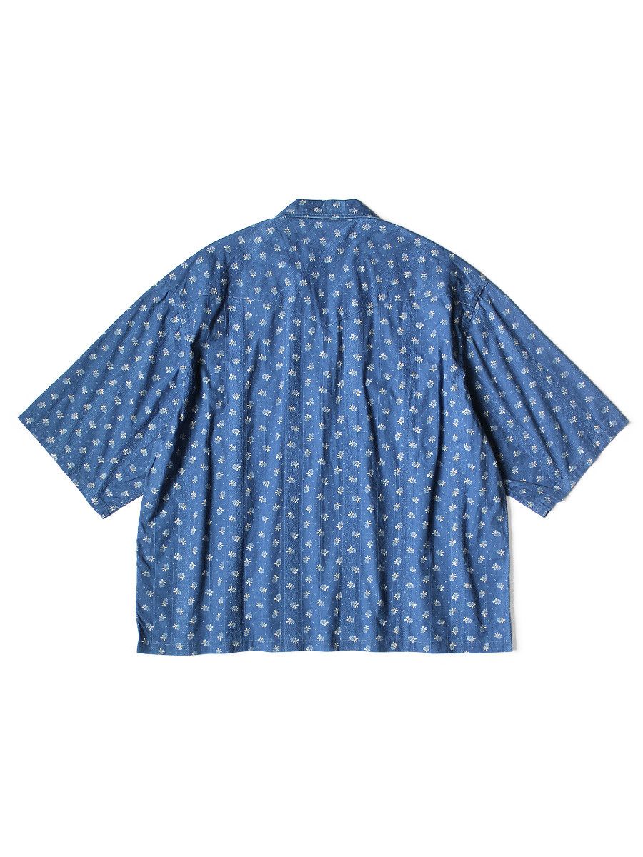 Kapital Kapital Dobbie stripe IDG discharge print Western BIG shirt Size US M / EU 48-50 / 2 - 2 Thumbnail