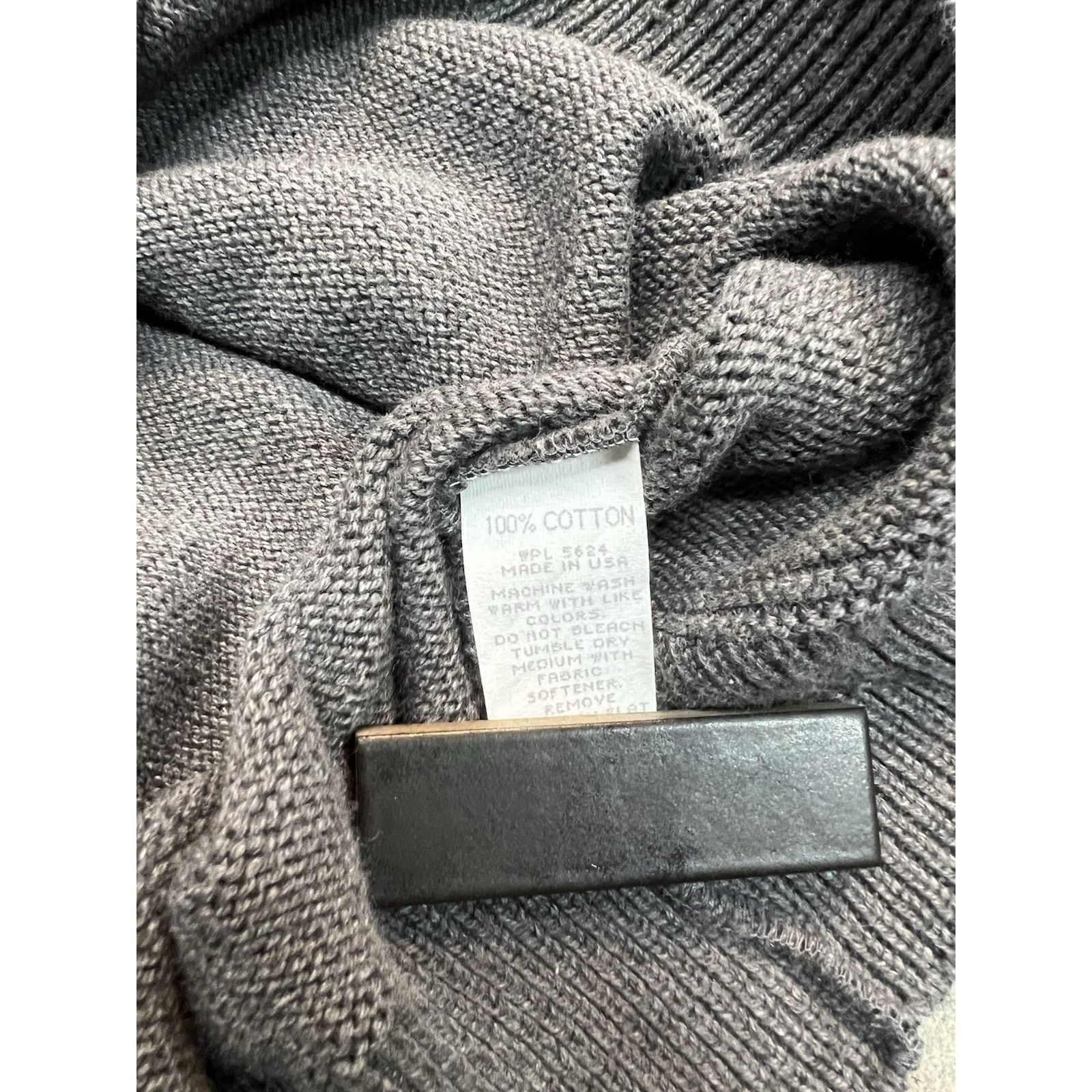 Other Vintage Isle of Cotton Sweater US Naval War Mens L Grey USA Size US L / EU 52-54 / 3 - 5 Thumbnail