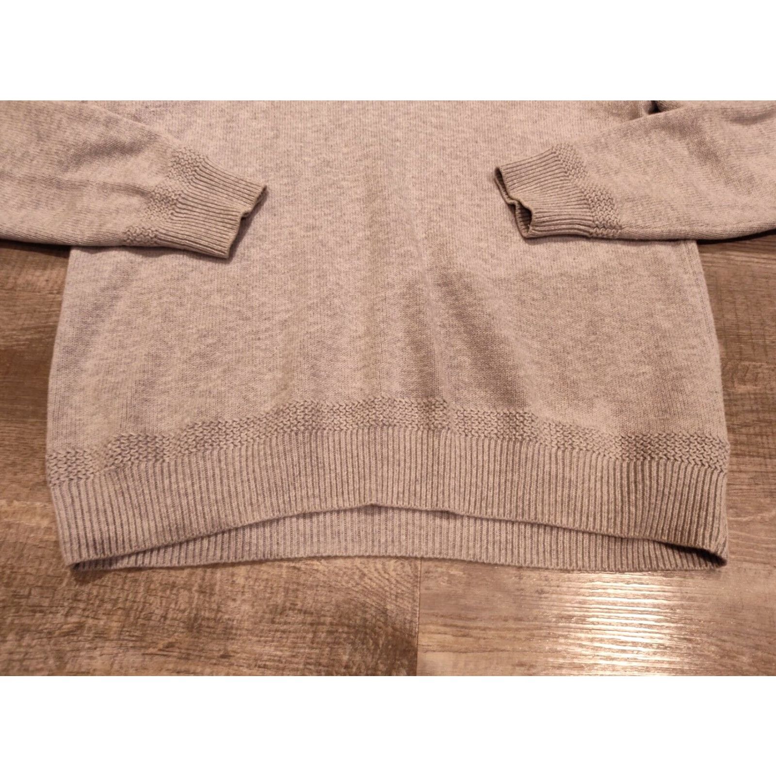 Vintage VINTAGE British Khaki Mens Sweater Pullover Cowl Neck Knit Long Sleeve Size Small Gray Casual Winter Size US S / EU 44-46 / 1 - 2 Thumbnail