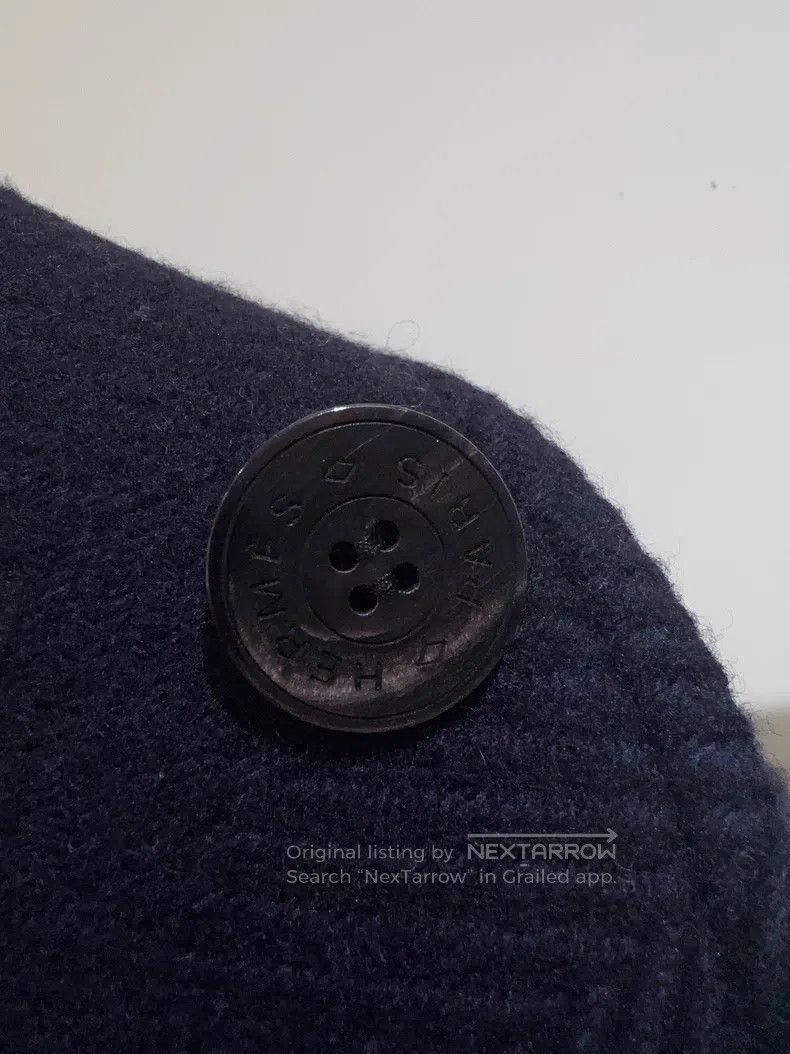 Hermes Hermes Deep blue hooded coat Size XS / US 0-2 / IT 36-38 - 3 Thumbnail