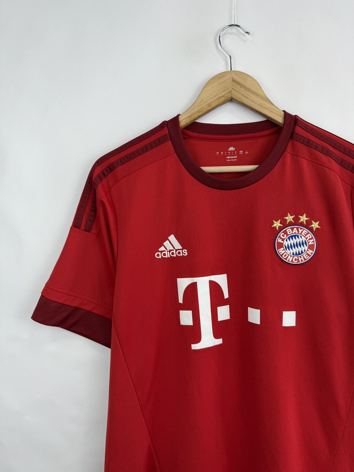 Adidas 🇩🇪 2015 Adidas #9 Lewandowski Bayern Munich Soccer Jersey Size US L / EU 52-54 / 3 - 8 Thumbnail