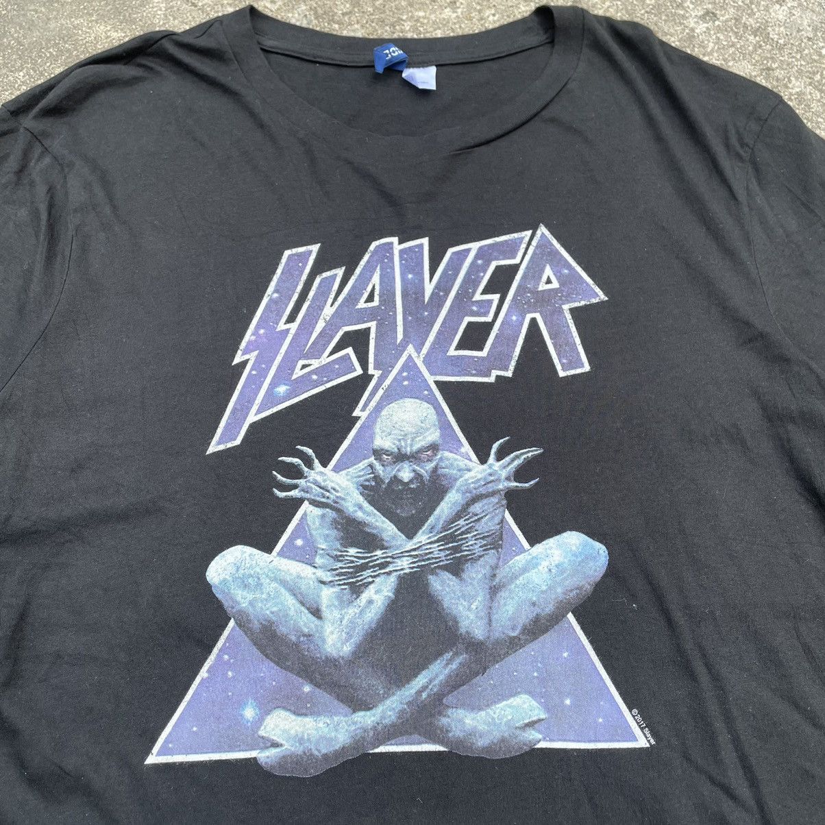 Band Tees × H&M × Slayer 🔥🔥2017 Slayer Demon Logo OG Thrash Metal Heavy Band By H&M Size US L / EU 52-54 / 3 - 2 Thumbnail