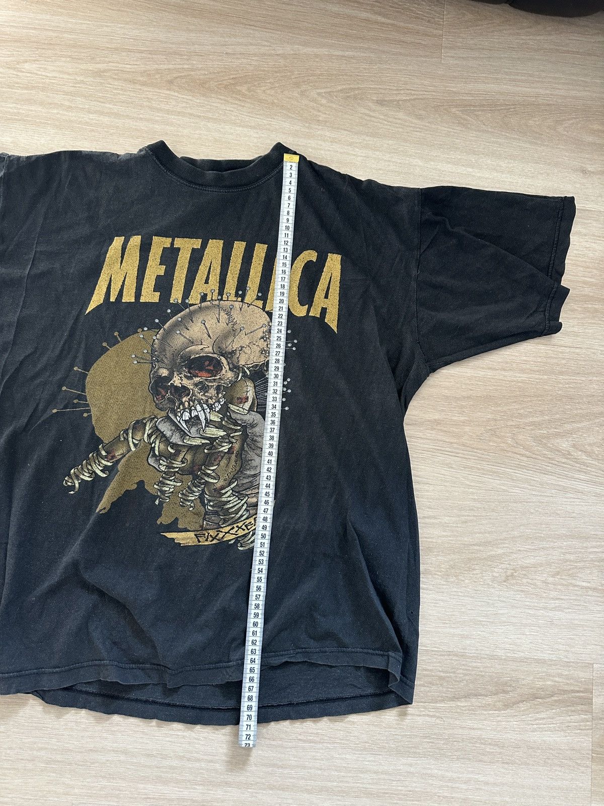 Vintage Metallica Fixxer Vintage Printed Band T-Shirt circa 1993 Size US XL / EU 56 / 4 - 5 Thumbnail