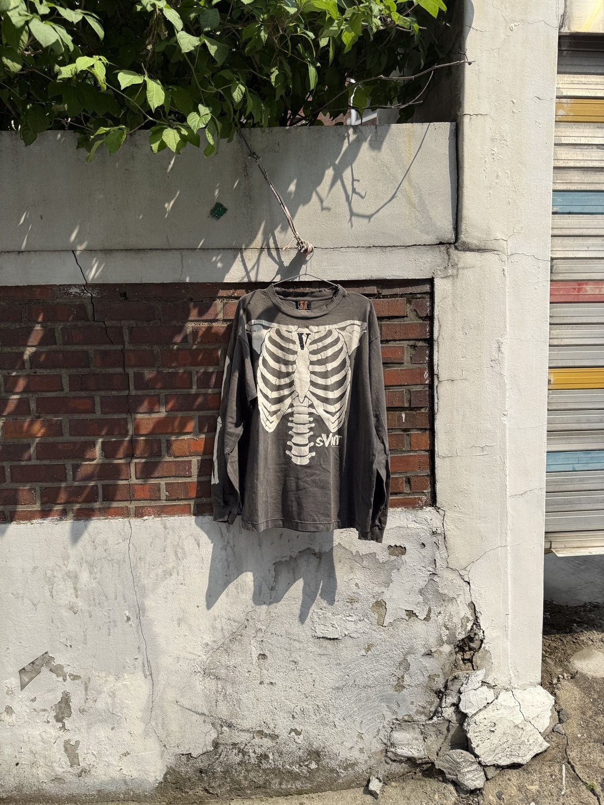 Band Tees × Saint Michael Saint Mxxxxxx Misfits inspired Skeleton Bone Long Sleeves Size US L / EU 52-54 / 3 - 6 Thumbnail