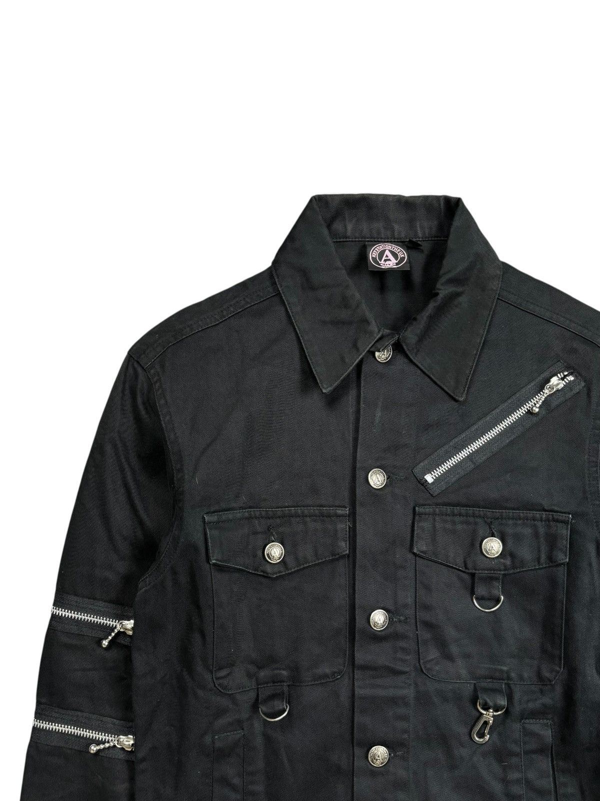 Hysteric Glamour 2000s Keystation - Vkei Style Multizip Jacket Size US M / EU 48-50 / 2 - 5 Thumbnail