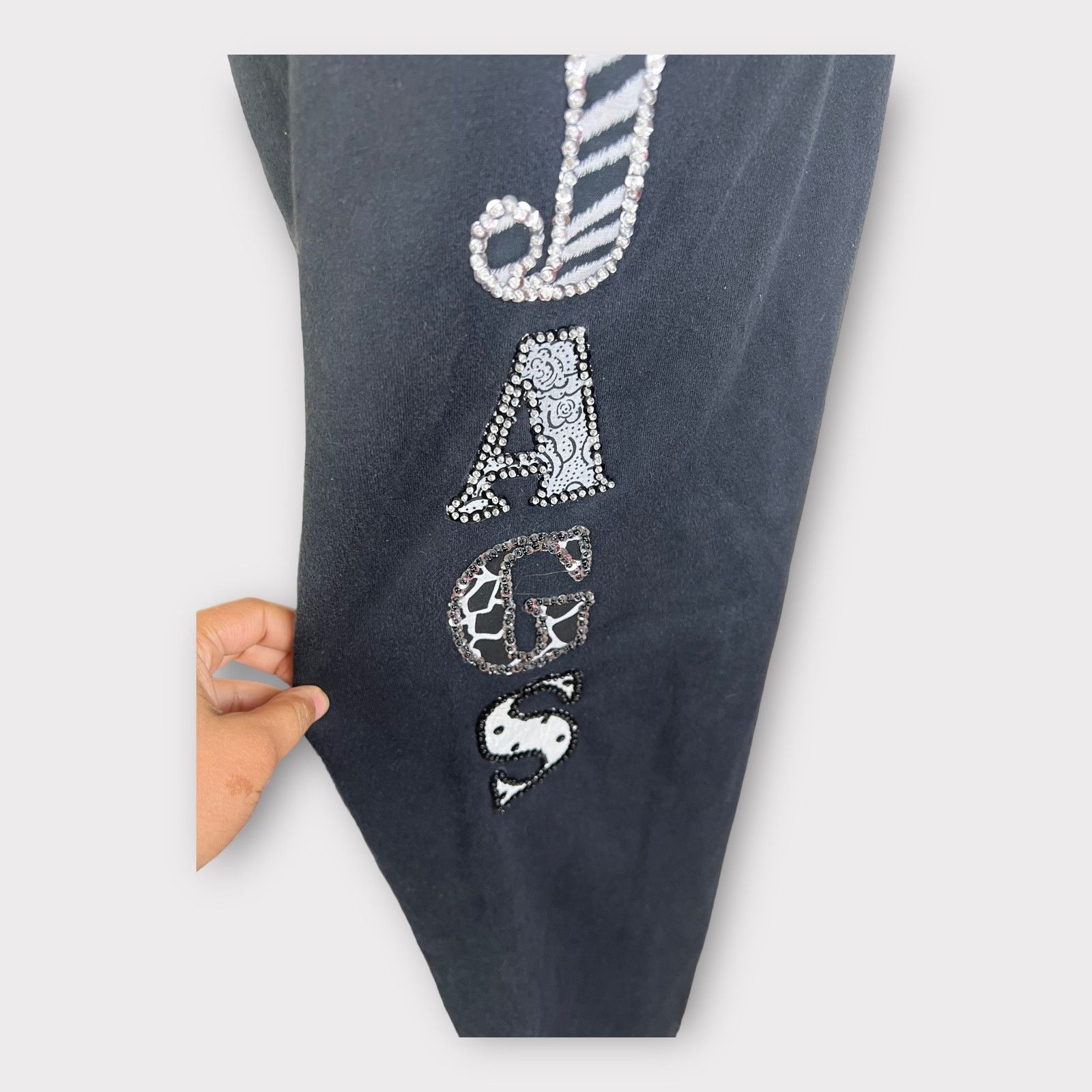 Vintage Cheer Athletics | Vintage Rare JAGS Patchwork Sweatpants Size 27" / US 4 / IT 40 - 8 Thumbnail